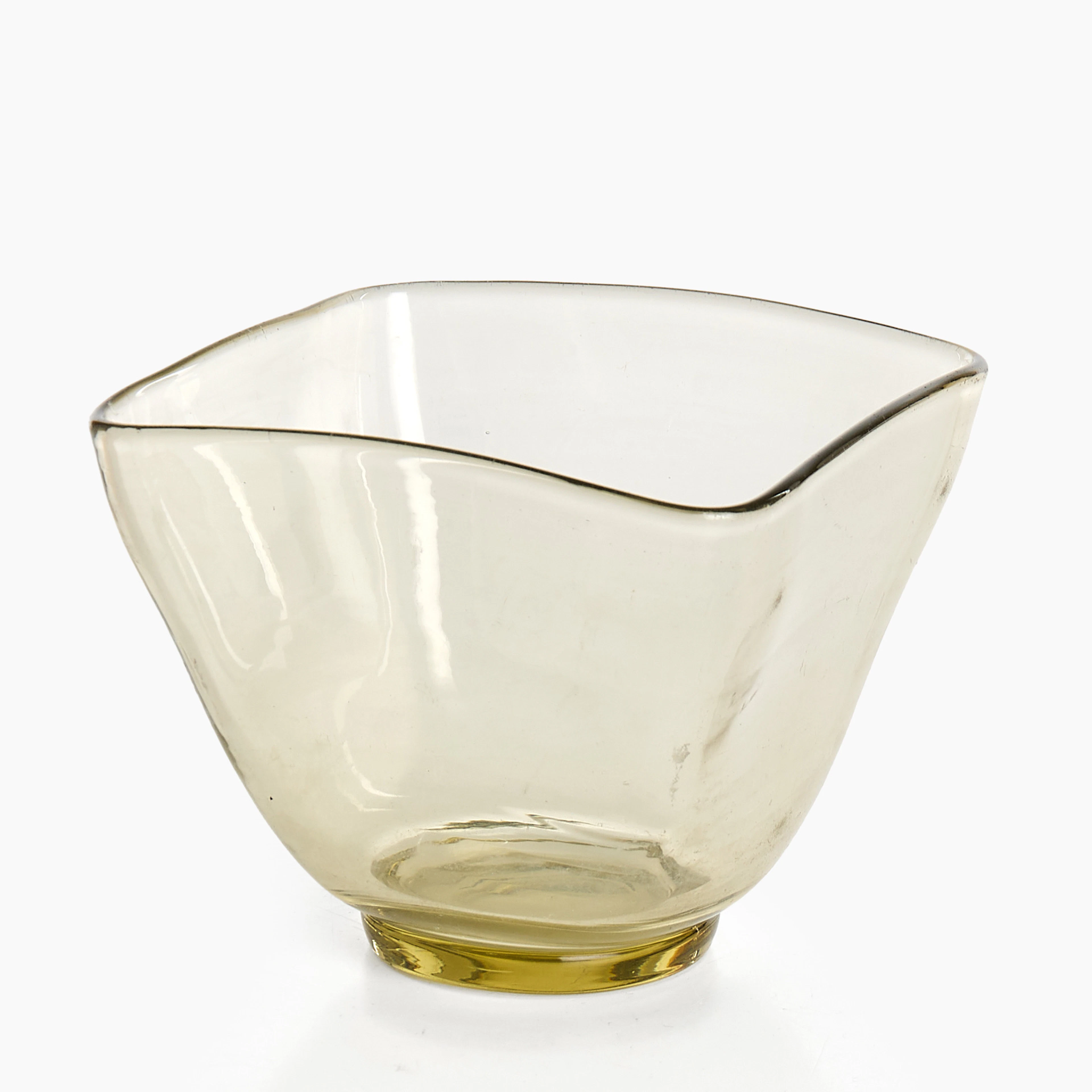 TOINI MUONA (FINLAND, 1904–1987). Skål, signerad, Riihimäen Lasi Oy, 1938.