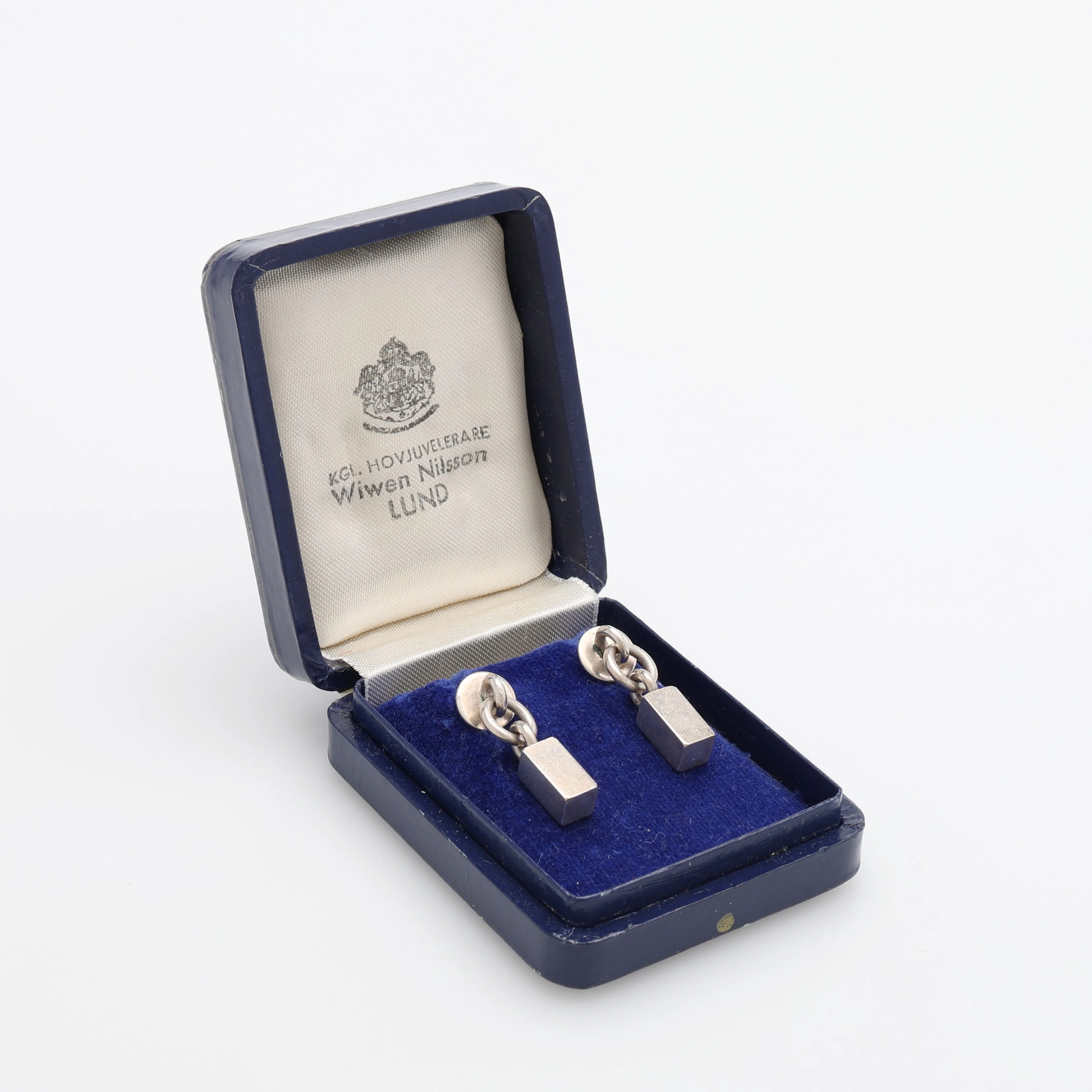 WIWEN NILSSON. ÖRHÄNGEN, ETT PAR, STERLINGSILVER, STÄMPELSIGNERADE, LUND, 1960.