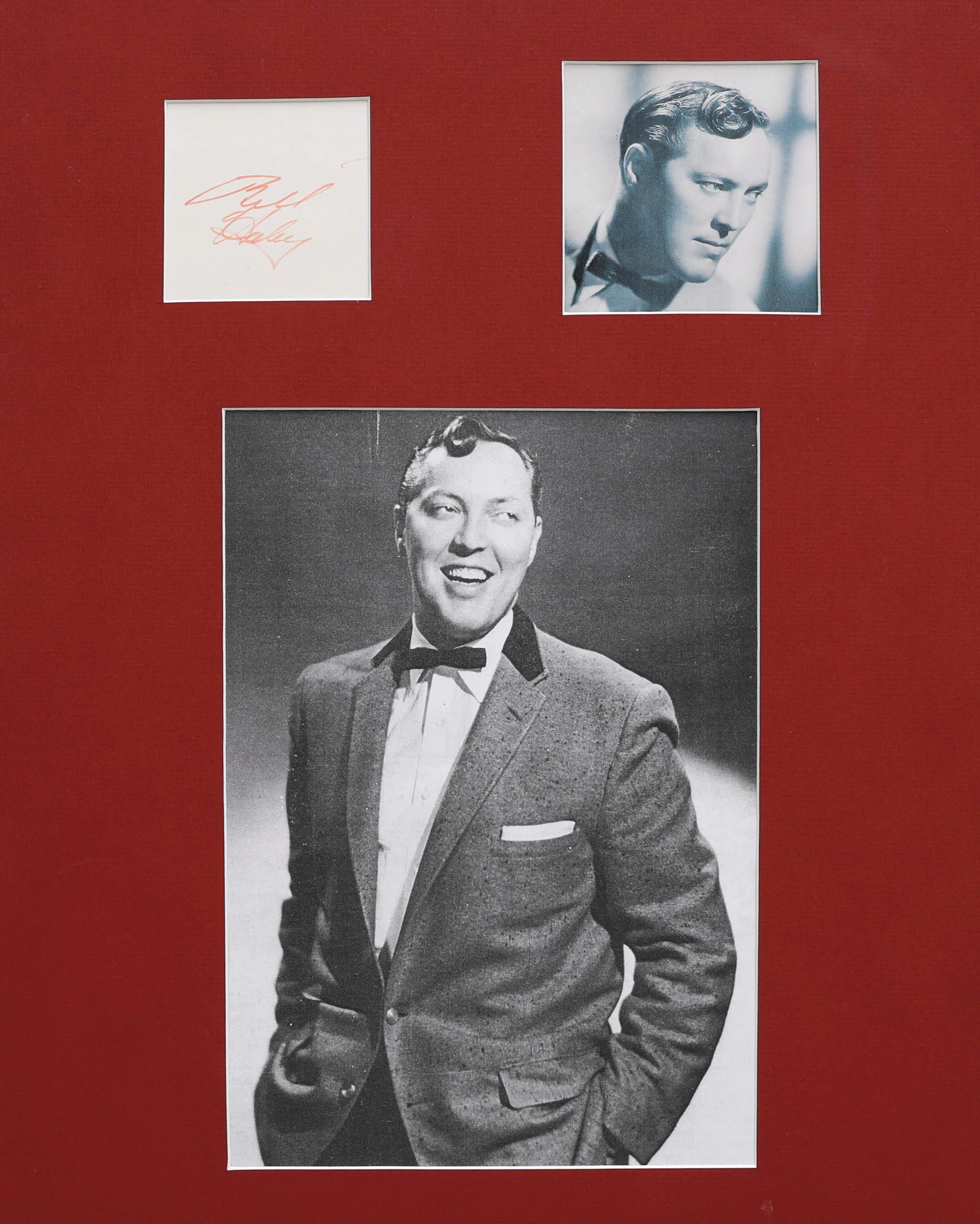 AUTOGRAF. BILL HALEY (1925-1981). AMERIKANSK ROCKARTIST OCH SÅNGARE.