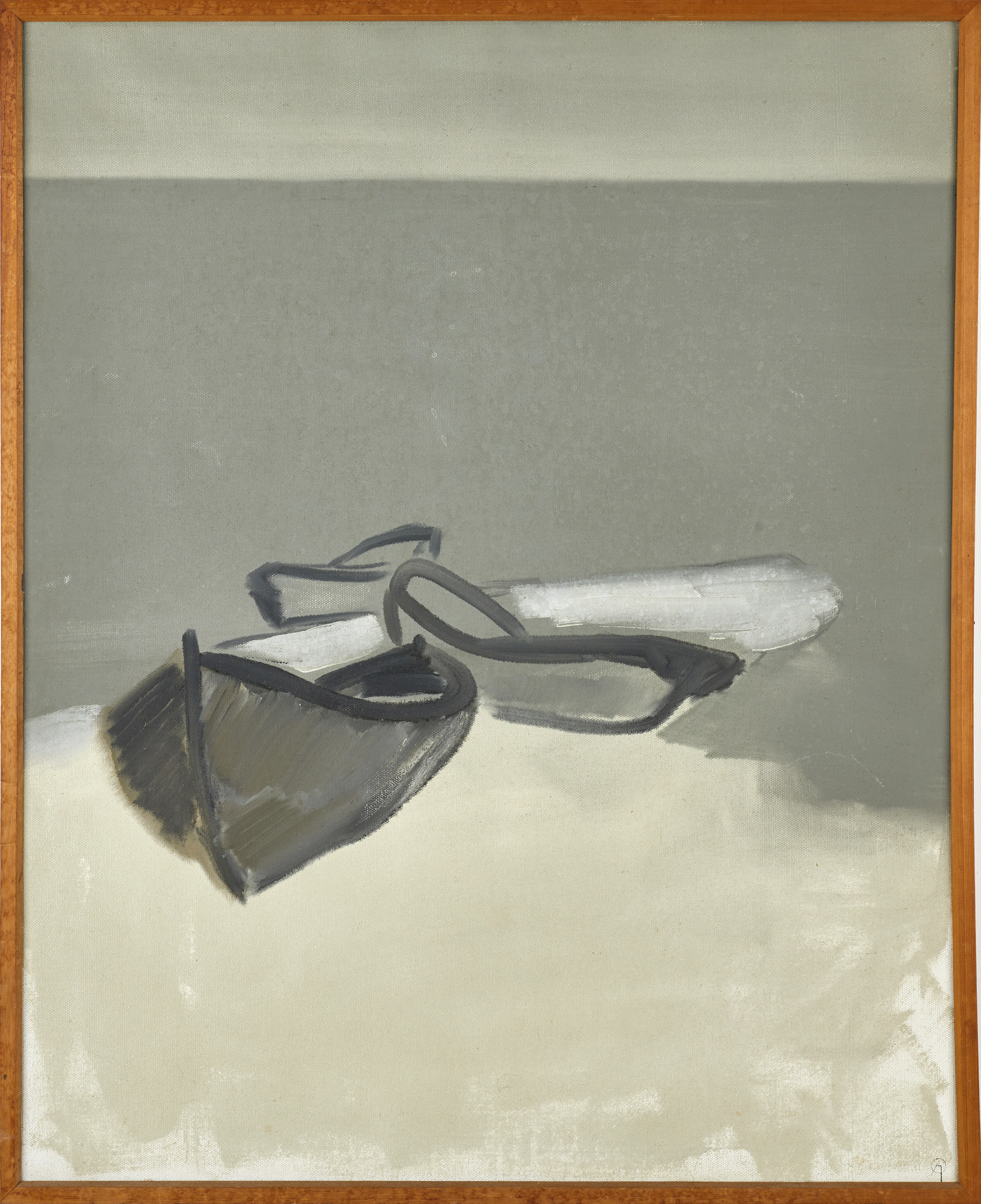 ARNE OLSSON (1918-2004), Horisont, ekor vid strand, monogramsignerad