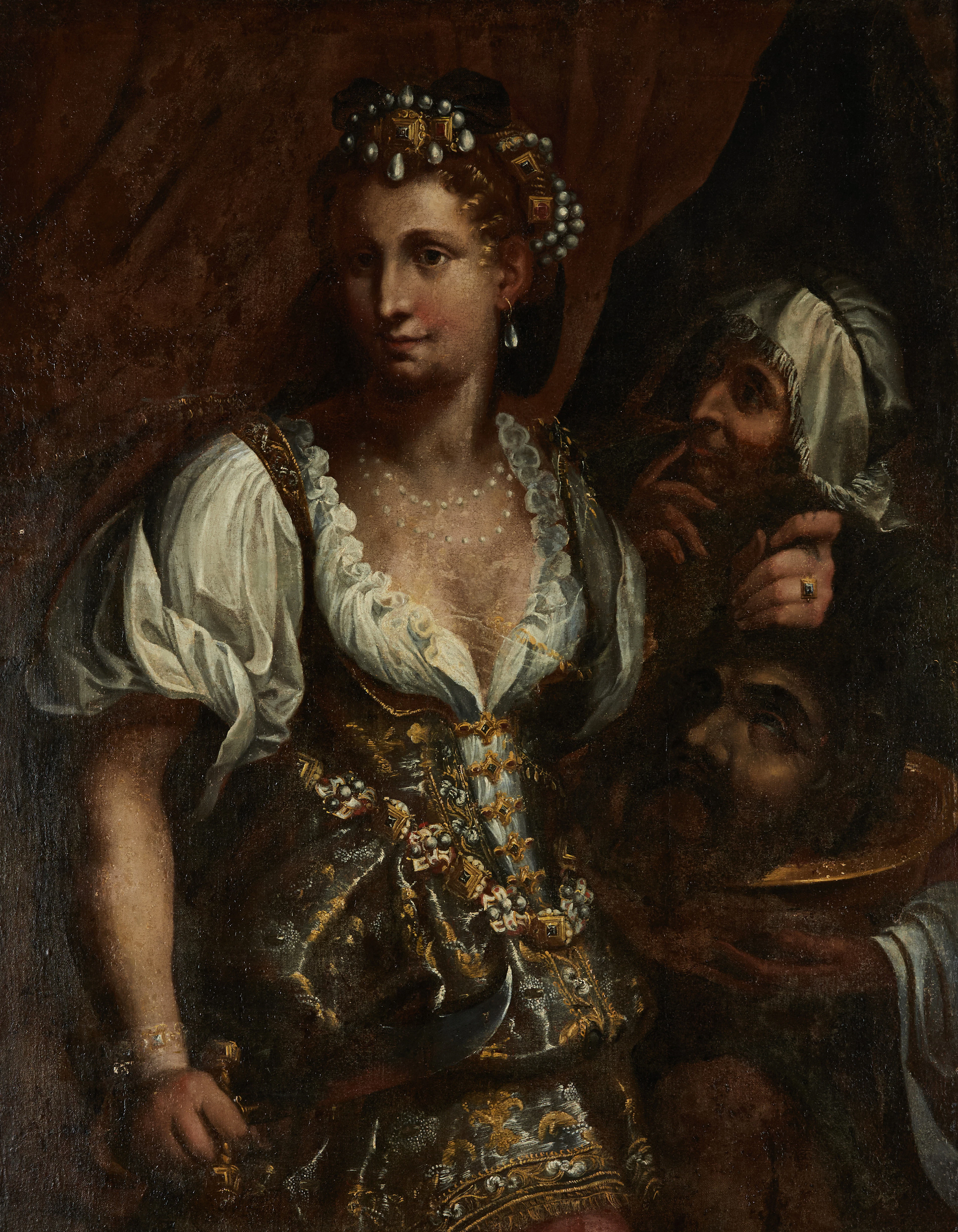 FEDE GALIZIA (c.1578-1630) follower of, omkring 1700, Judith with