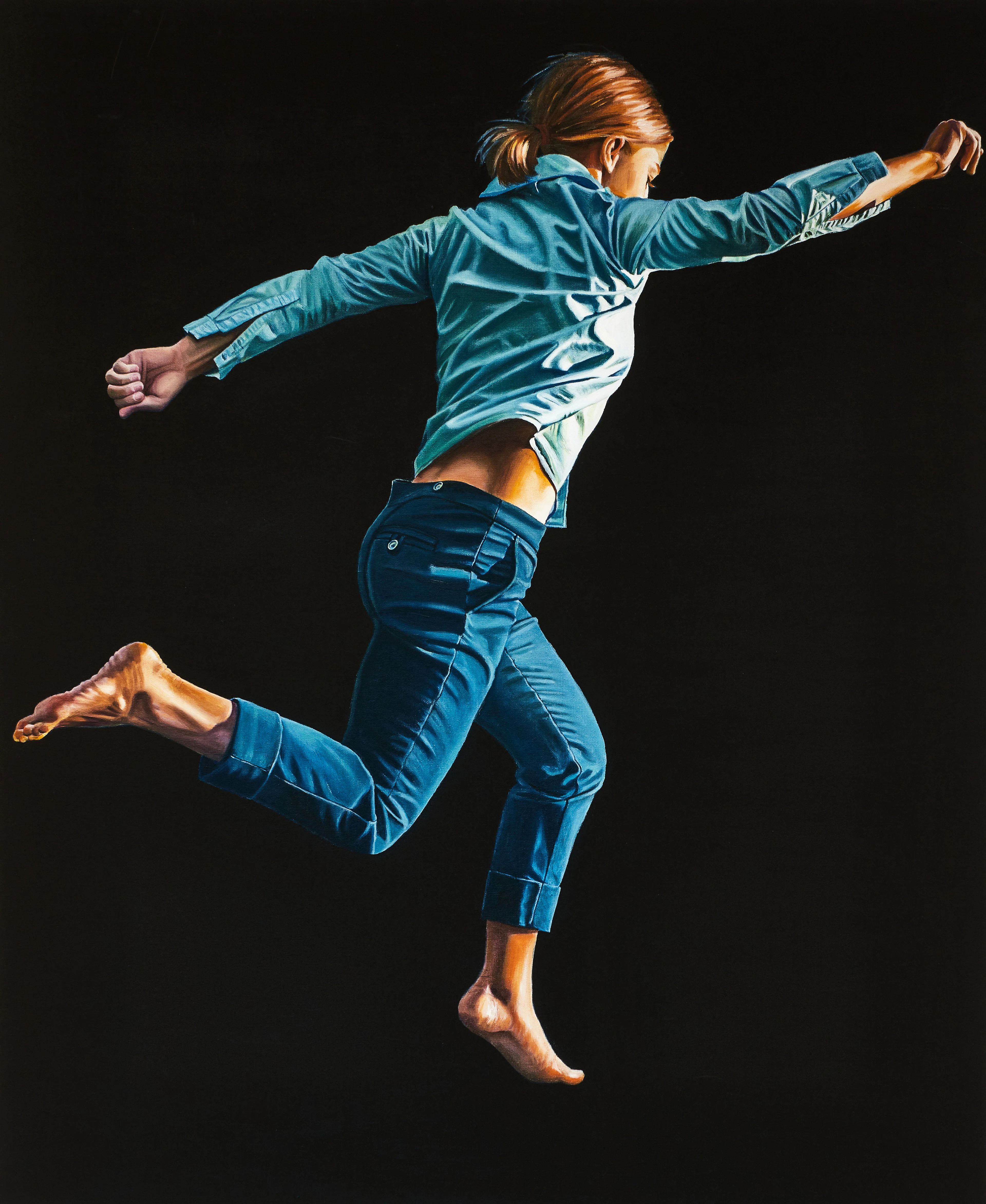 SIRJE PAPP (Sverige, född 1962). "The jump", signerad och numrerad