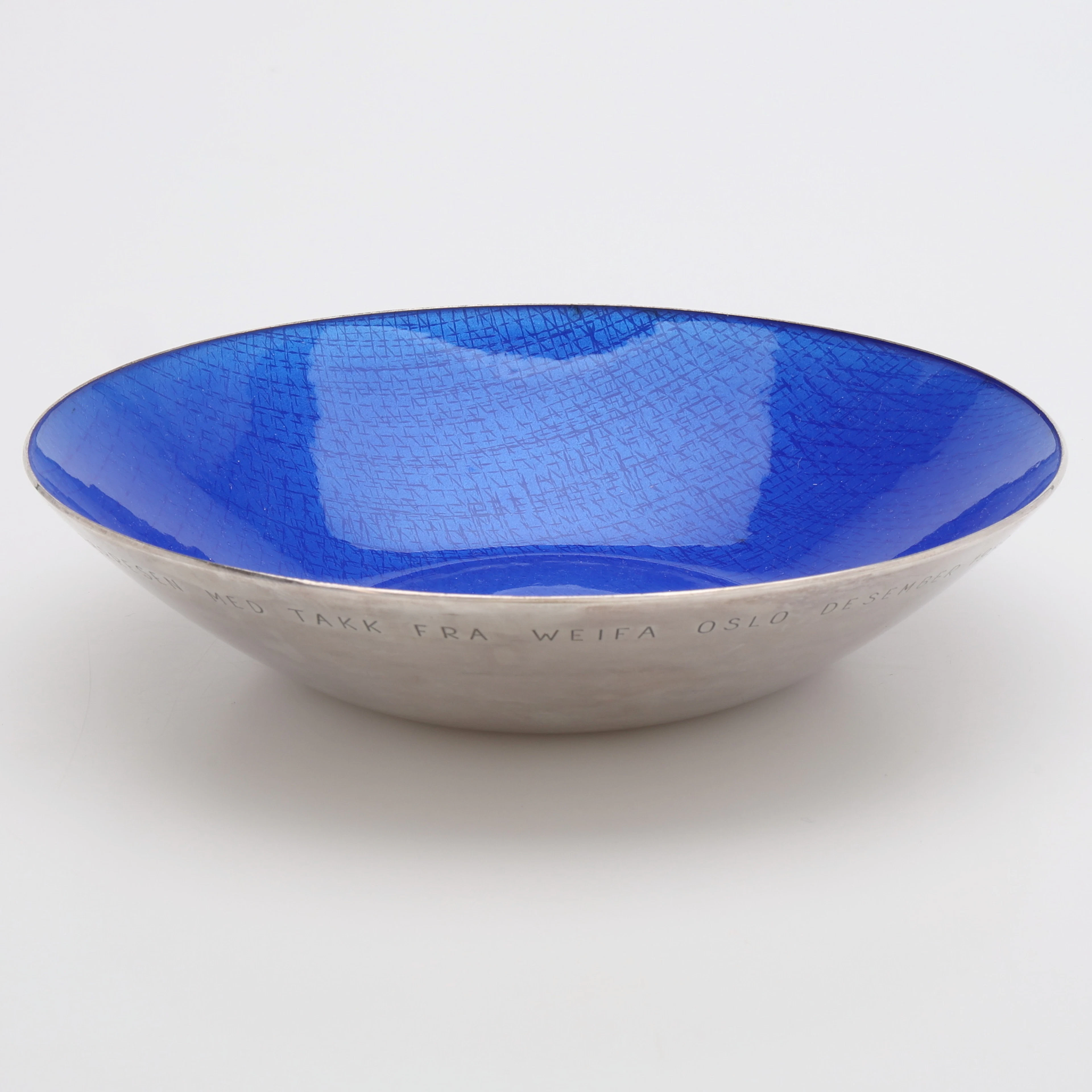 GRETE PRYTZ KITTELSEN. SKÅL, STERLINGSILVER & EMALJ, FÖR JACOB TOSTRUP