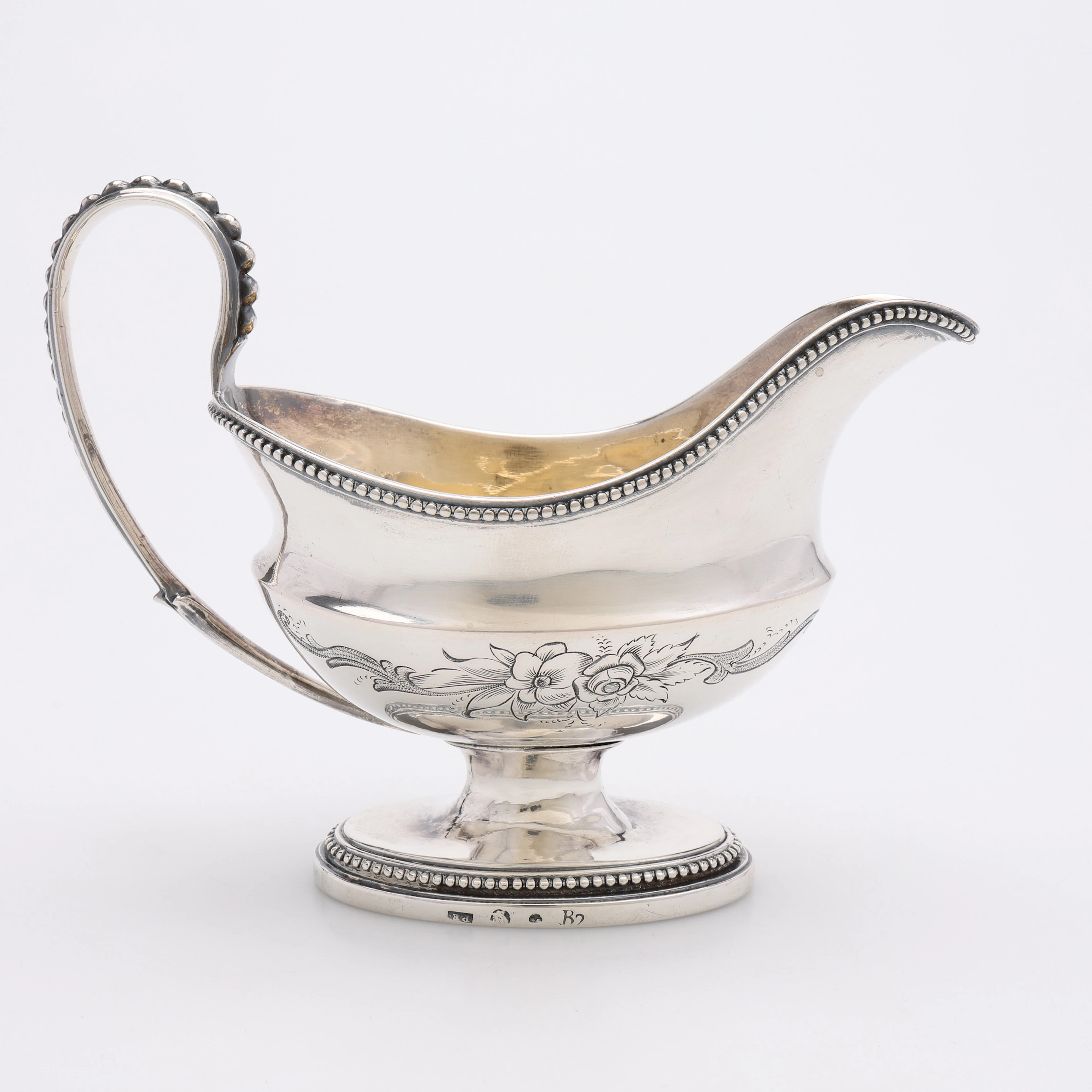 GRÄDDKANNA, SILVER, PETTER ENEROTH, STOCKHOLM, 1784.