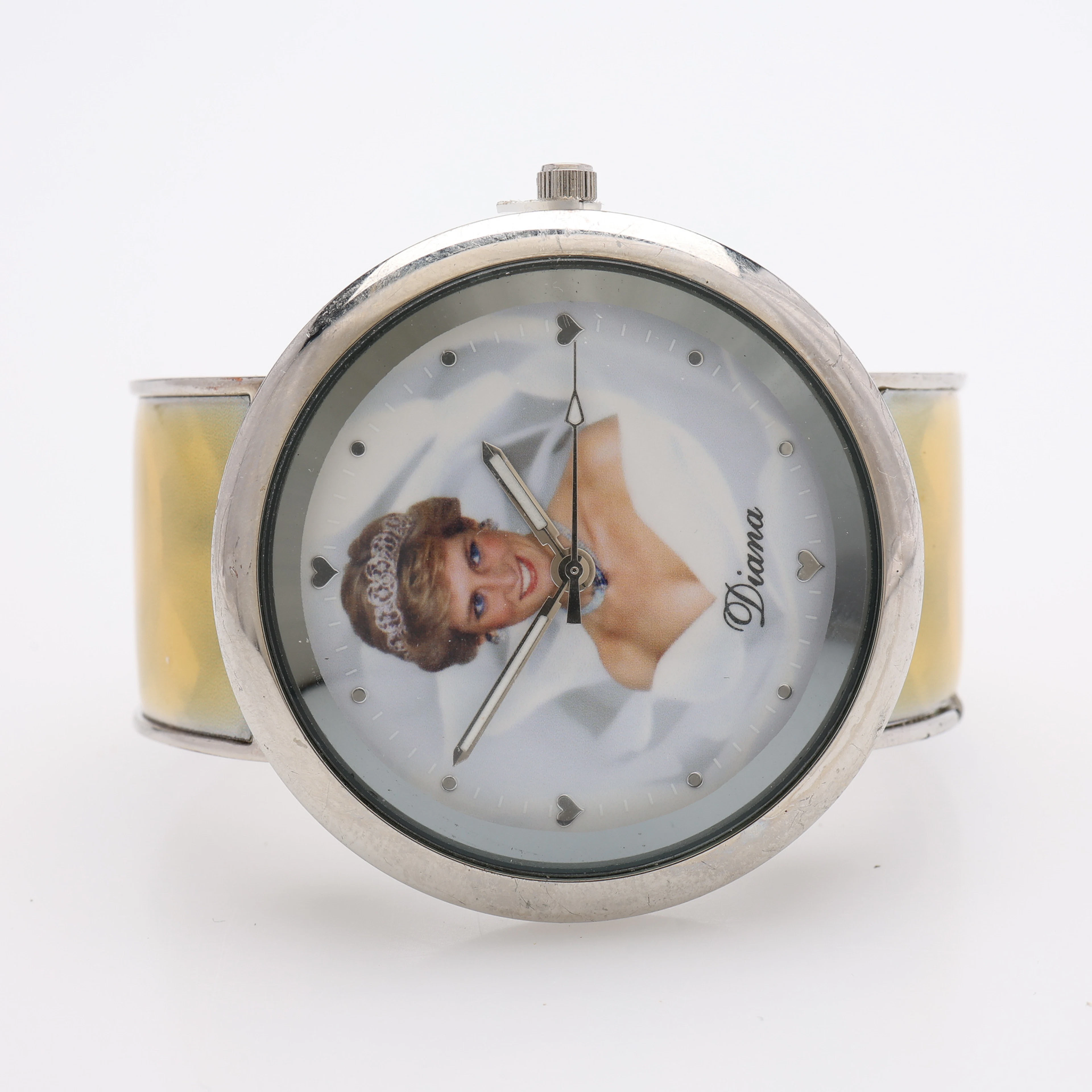 DAMARMBANDSUR, STÅL, DANBURY MINT, PRINCESSAN DIANA, QUARTZ.