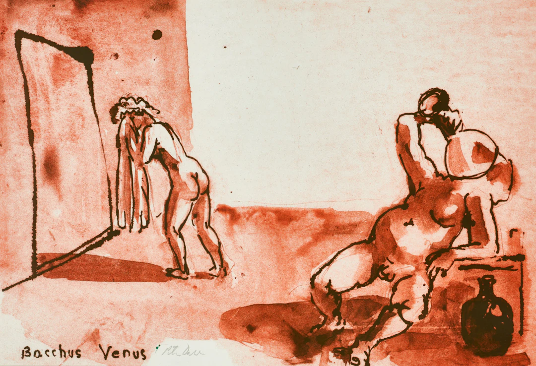 PETER DAHL (1934-2019). "Epistel N:o 20" (Bacchus Venus), utförd 1984