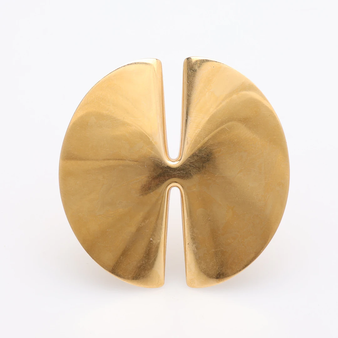 ANNA DITZEL. BROSCH, 18K GULD, MODELL 1337A, GEORG JENSEN, 28 GRAM.