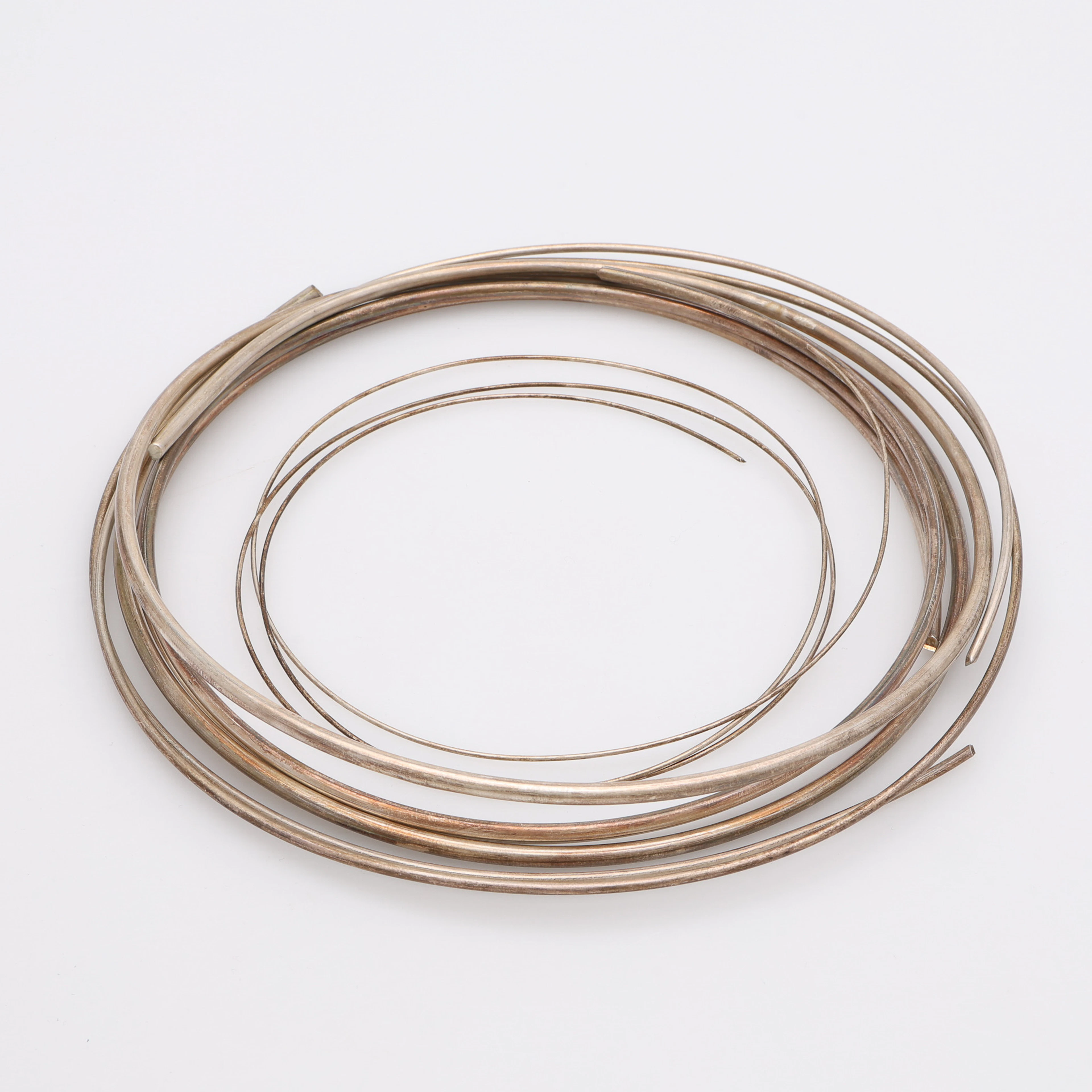 SILVERTRÅD, STERLINGSILVER, 10-40 MM, TOTAL VIKT CA 221,1 GRAM.