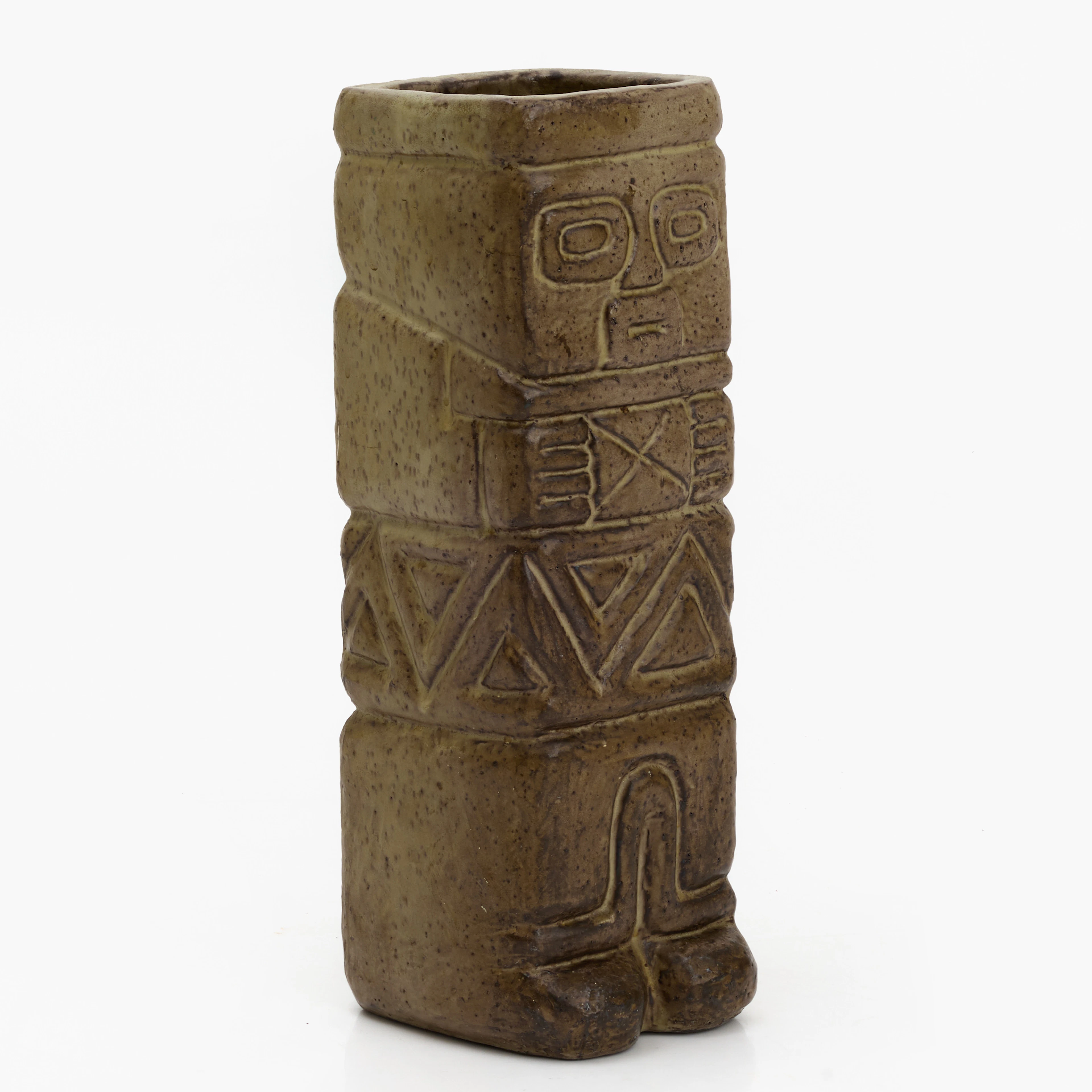 VICKE LINDSTRAND (SVERIGE, 1904–1983). Golvvas, Totem, ovanlig modell