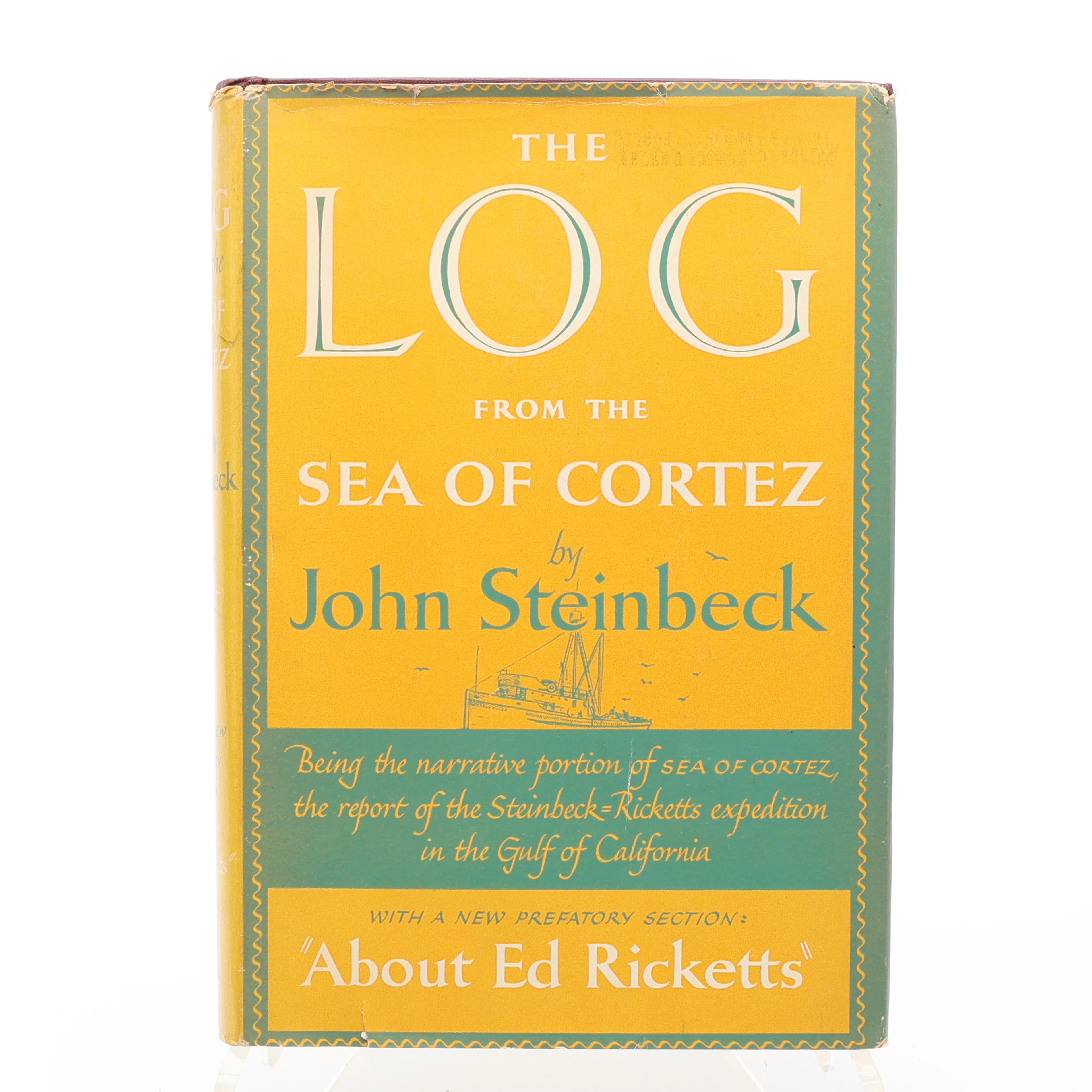 JOHN STEINBECK. THE LOG FROM THE SEA OF CORTEZ I FÖRSTA UPPLAGAN 1951.