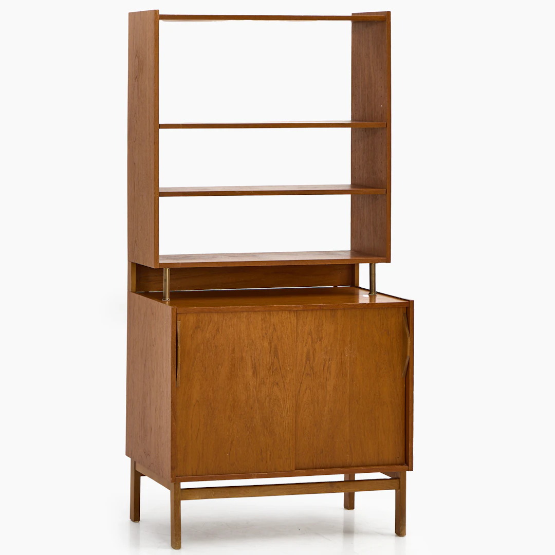 BOKHYLLA, teak, 1950/60-tal.