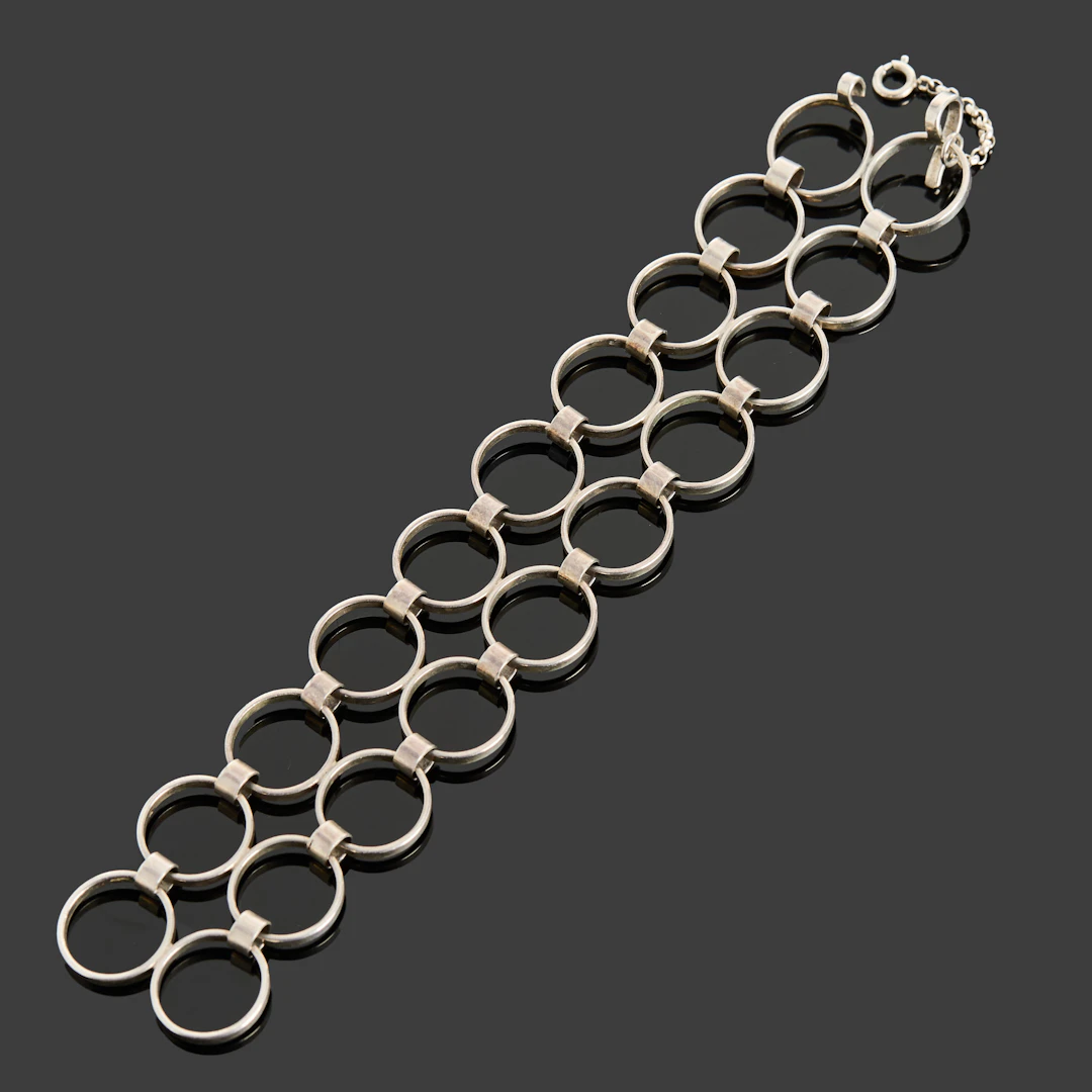 KAIJA AARIKKA (FINLAND, 1929-2014). Armband, silver, Finland, 1900-talets