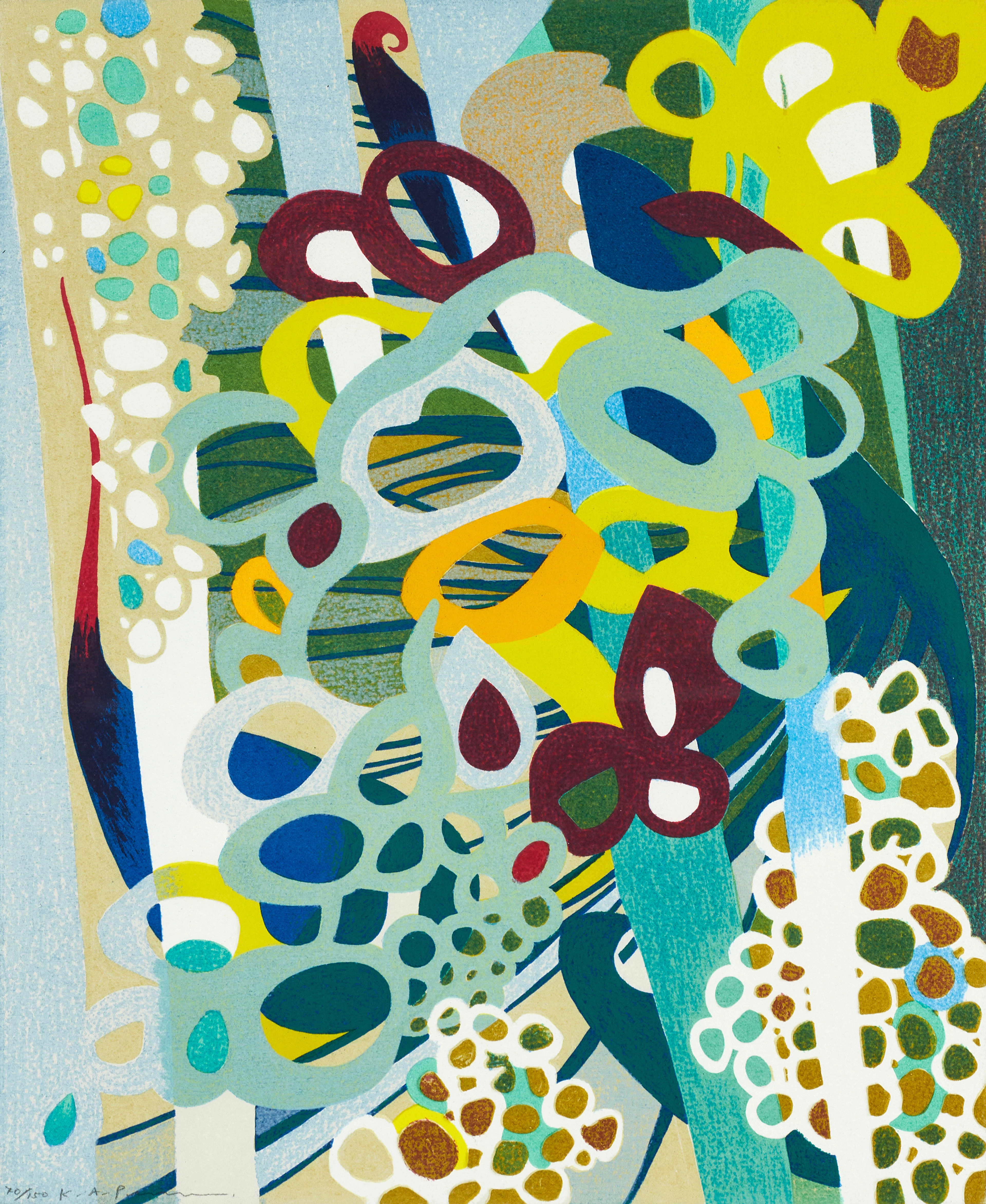 KARL AXEL PEHRSON (1921-2005). Abstrakt komposition, signerad och