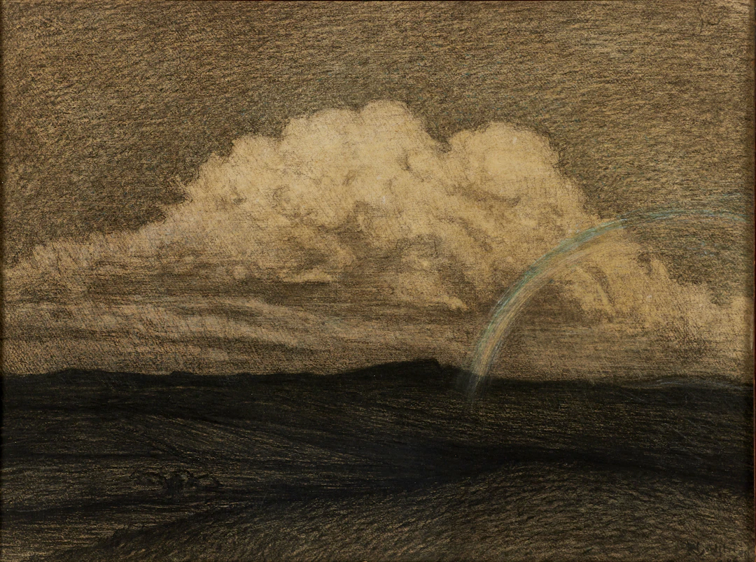 KARL NORDSTRÖM (Tjörn 1855-1923 Drottningholm). "Molnet", signerad