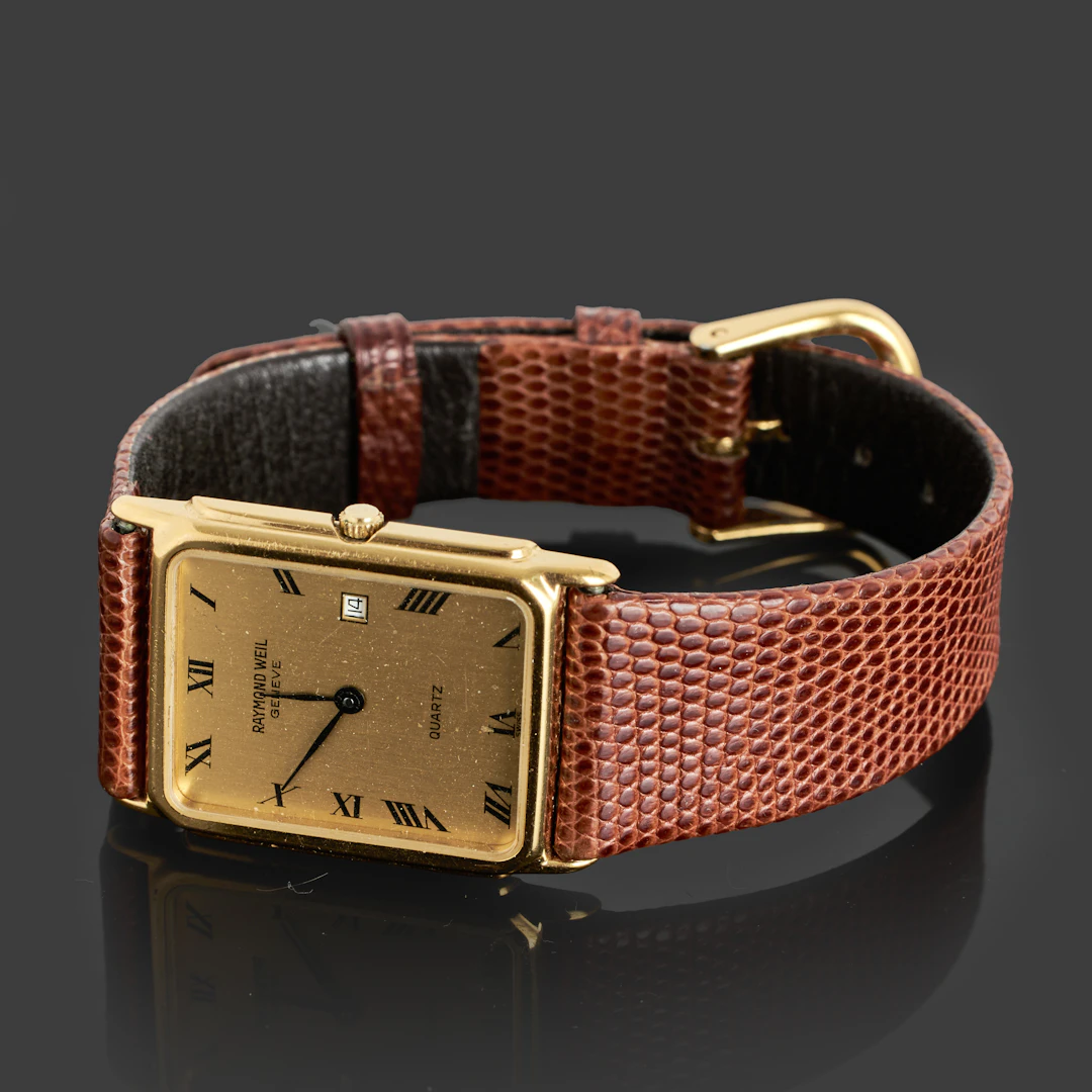 RAYMOND WEIL, Genève, armbandsur, datum, quartz, doublé, armband i