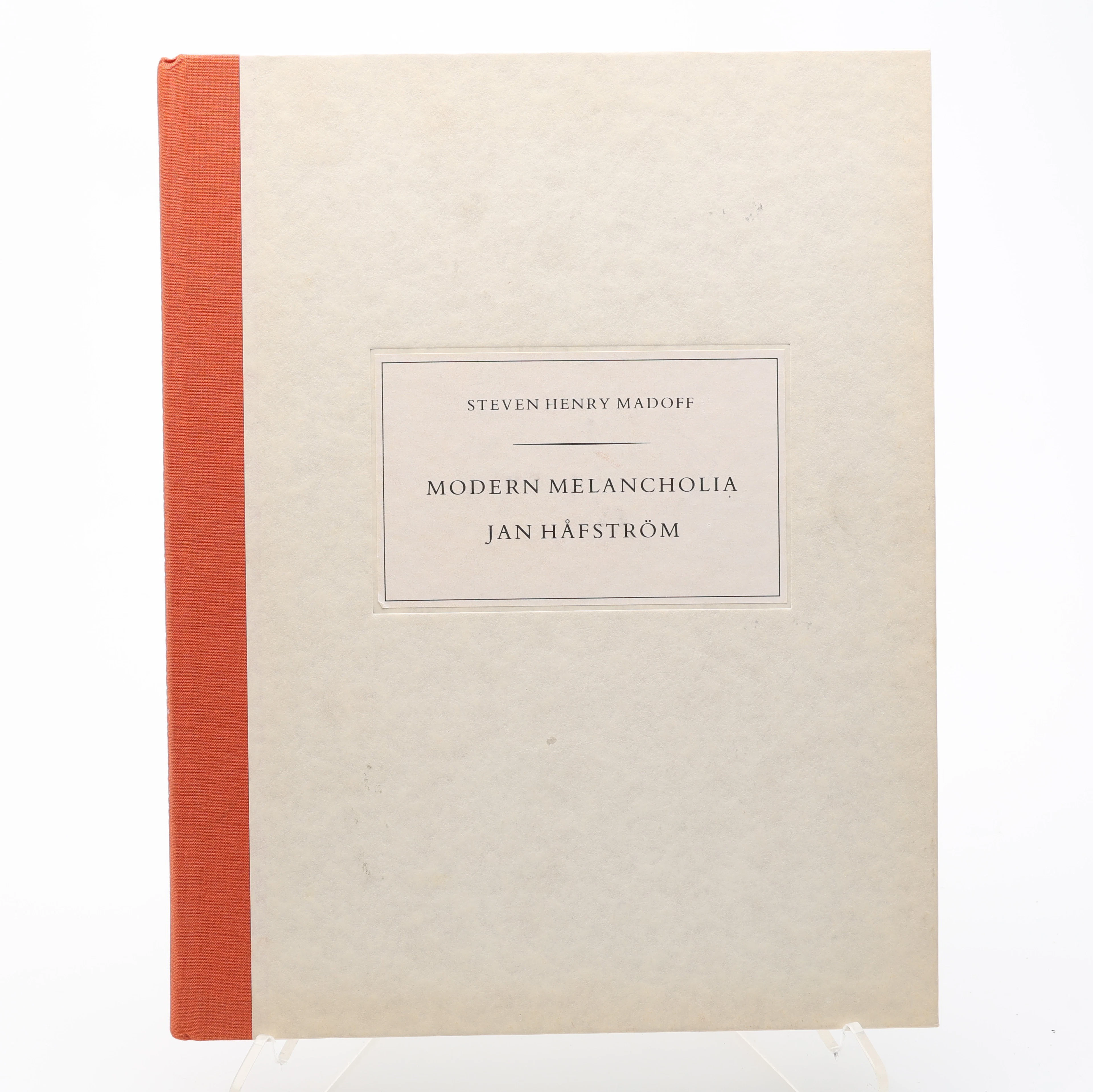 JAN HÅFSTRÖM, SVENSK KONSTNÄR F. 1947. STEVEN HENRY MADOFFS MODERN