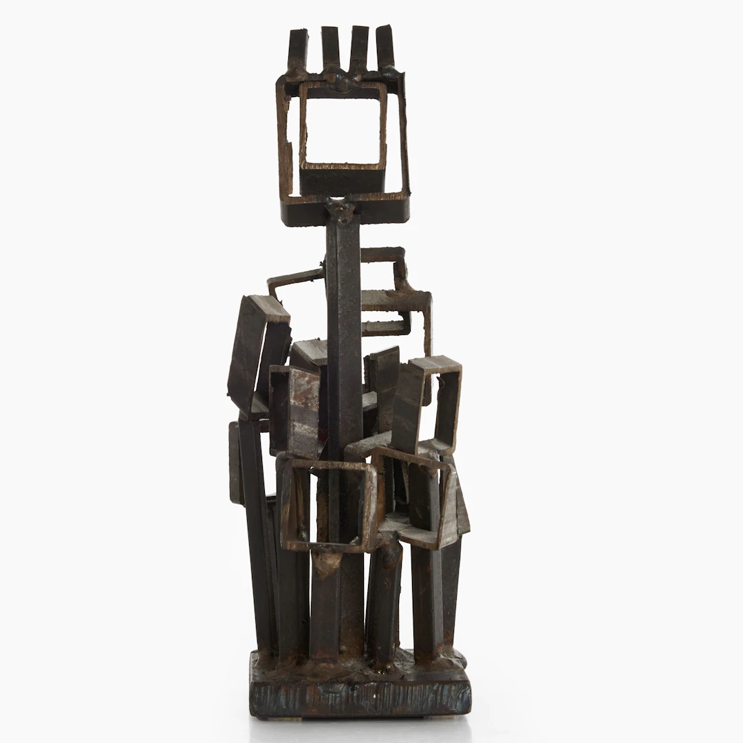 TORKEL DAHLSTEDT (född 1942): Abstrakt skulptur, smide.
