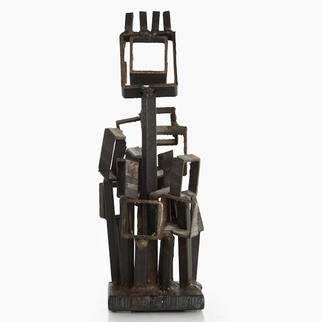 TORKEL DAHLSTEDT (född 1942): Abstrakt skulptur, smide.