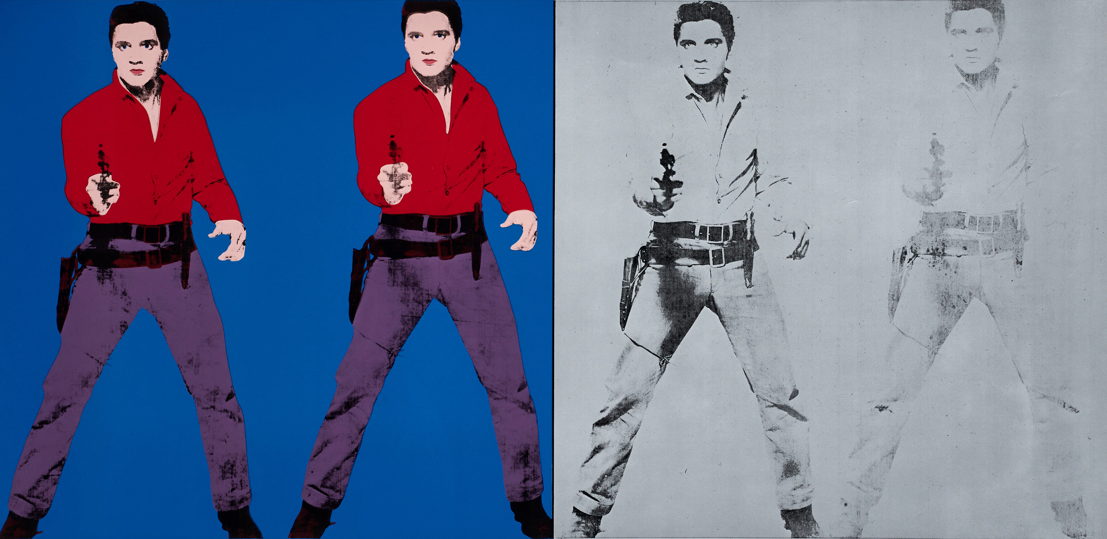 ANDY WARHOL (USA, 1928-1987). (efter), "Elvis I and II" (Art Gallery