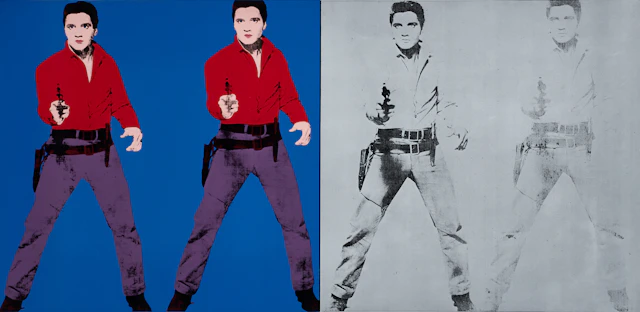 ANDY WARHOL (USA, 1928-1987). (efter), "Elvis I and II" (Art Gallery