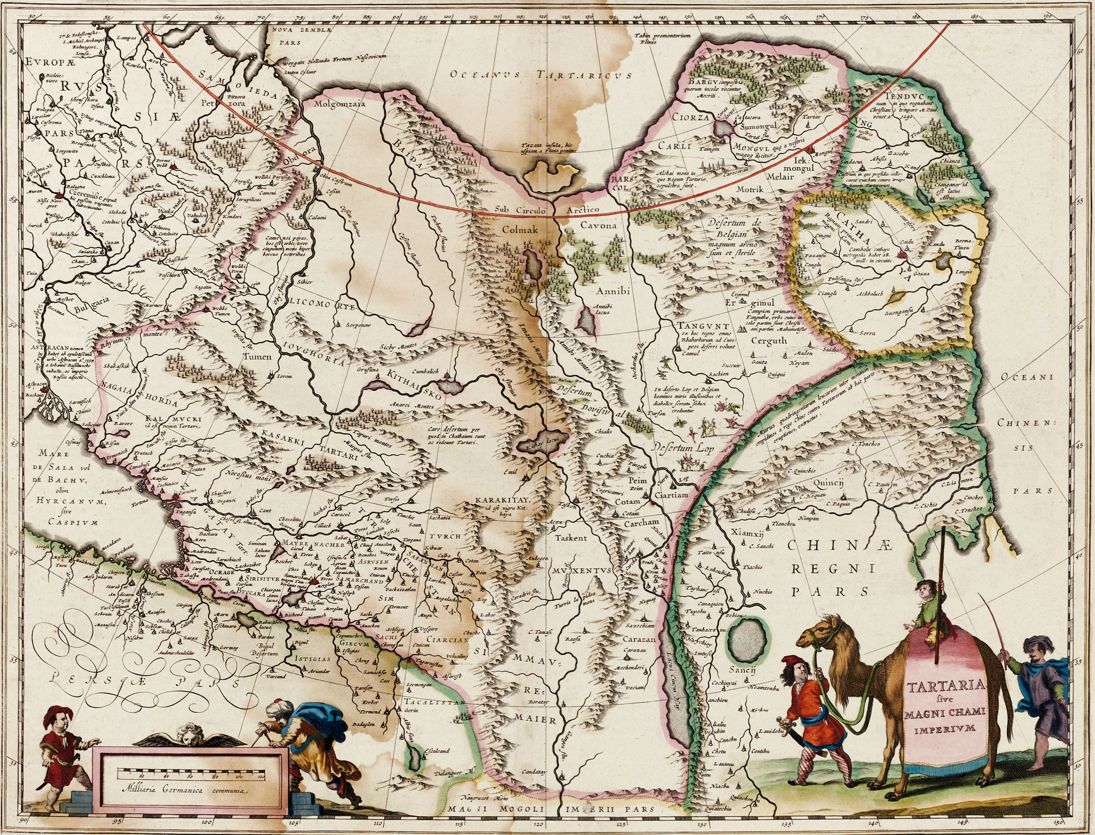 BLAEU, Tartaria sive Magni Chami Imperium, ca 1680.