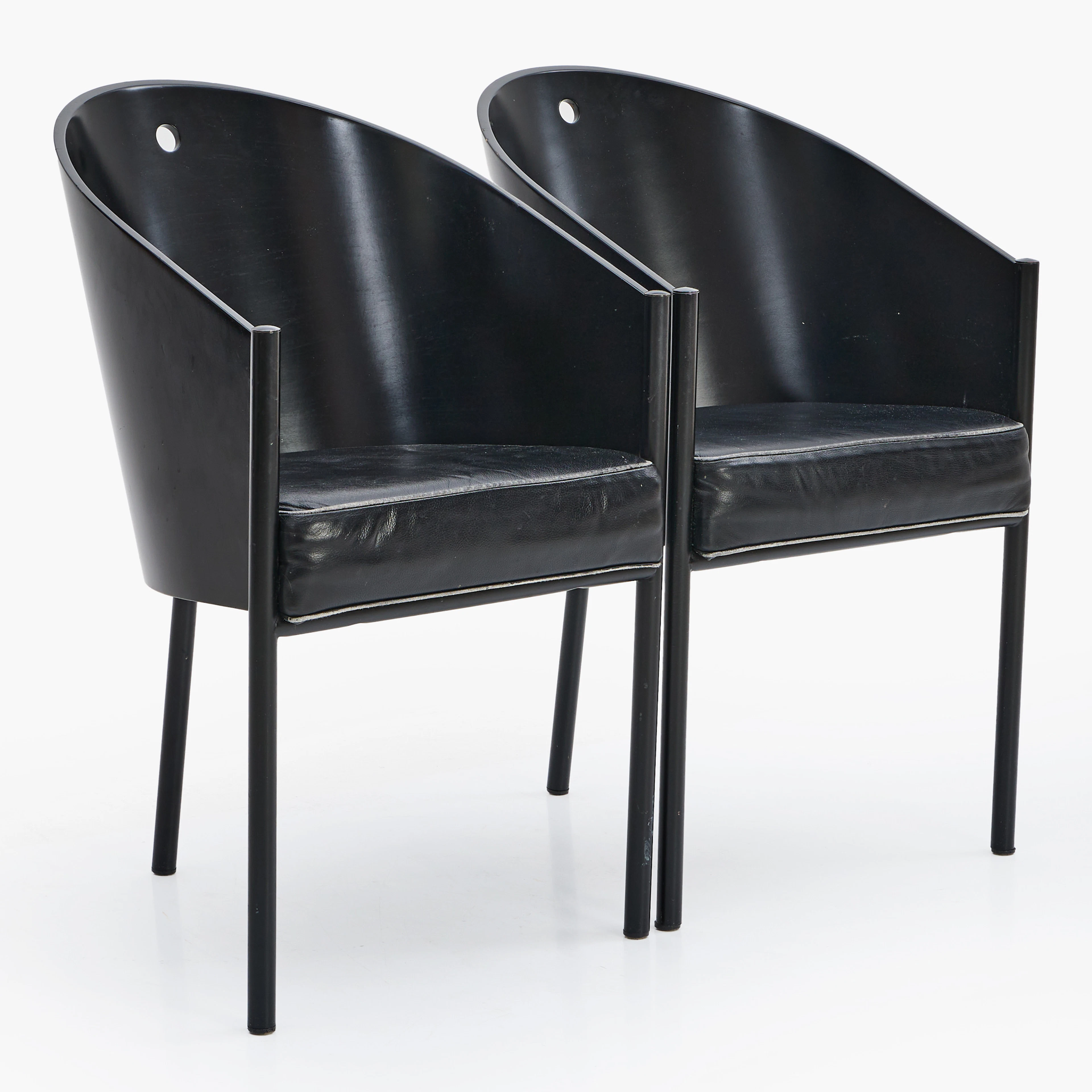 PHILIPPE STARCK. Stolar, ett par, ”Costes”, Aleph, Italien, 1980-tal.