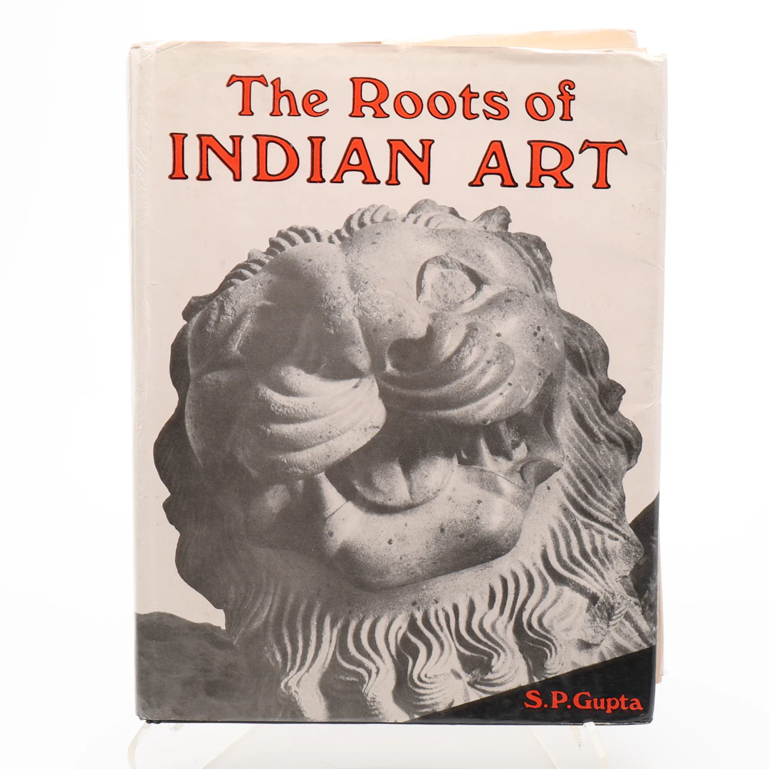 INDISK KONST. S. P. GUPTA'S RIKT ILLUSTRERADE THE ROOTS OF INDIAN ART.