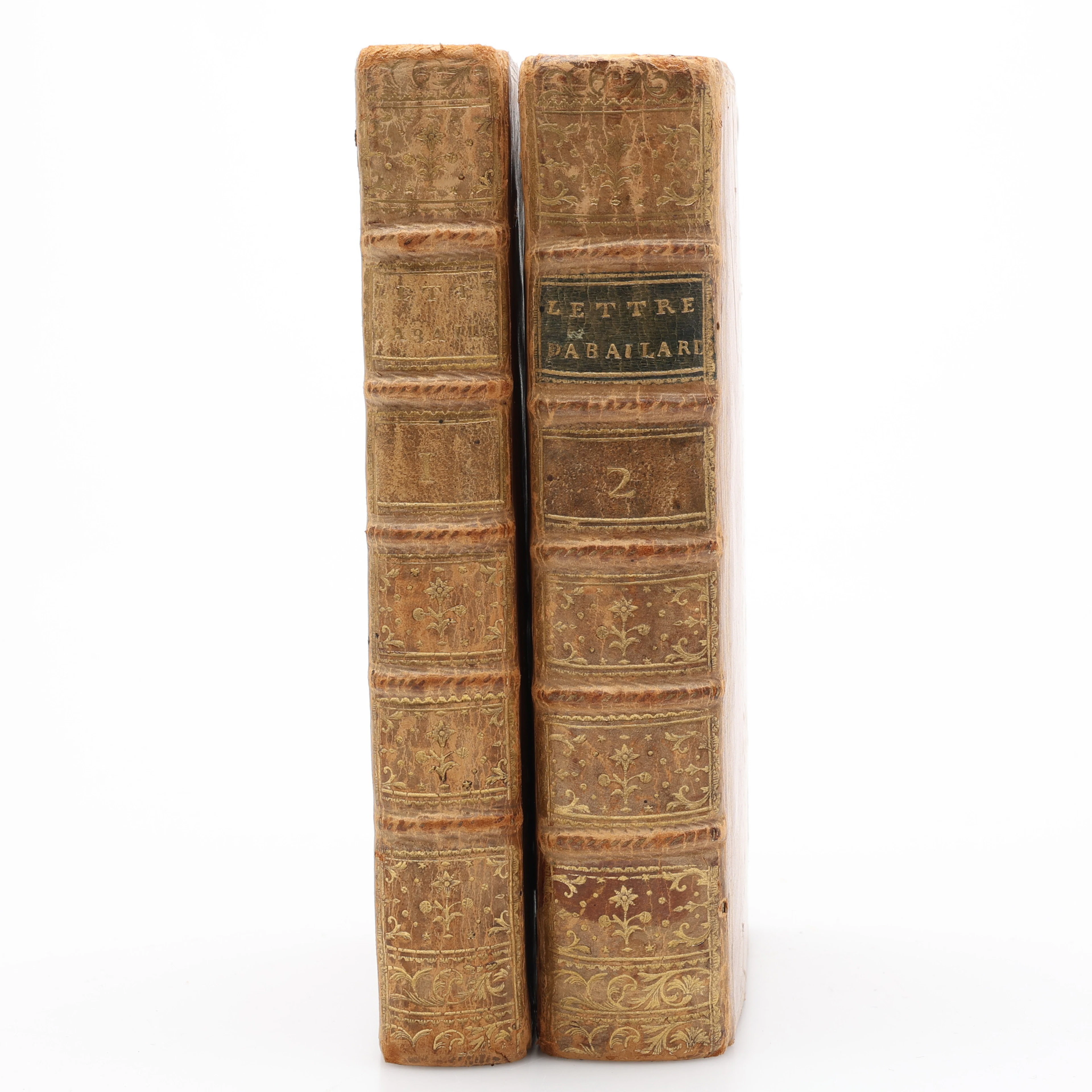 LETTRES D'ABAILARD ET D'HELOISE 1782 MED TEXTEN PÅ FRANSKA OCH DELVIS