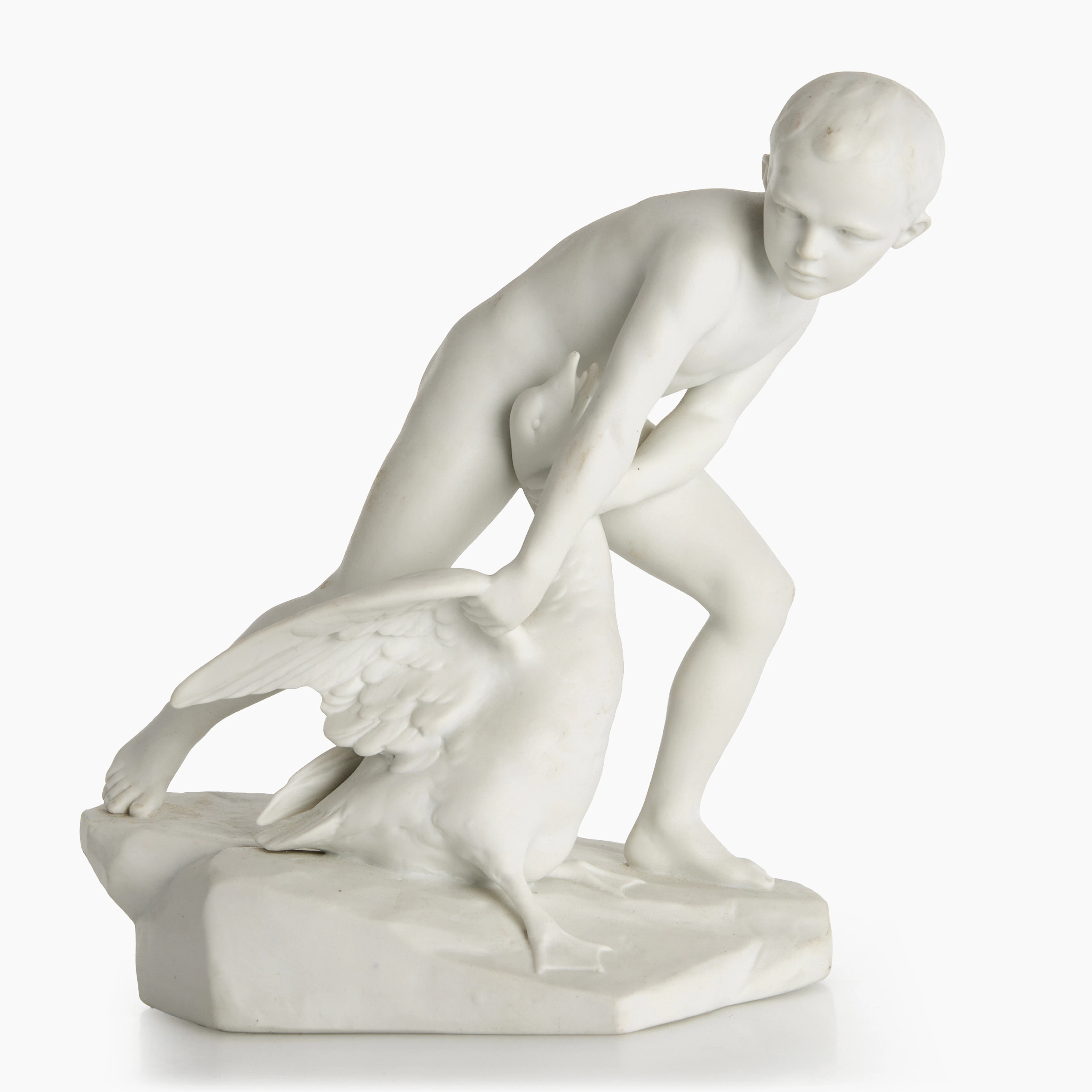 FIGURIN, 1900-talets mitt, parian.
