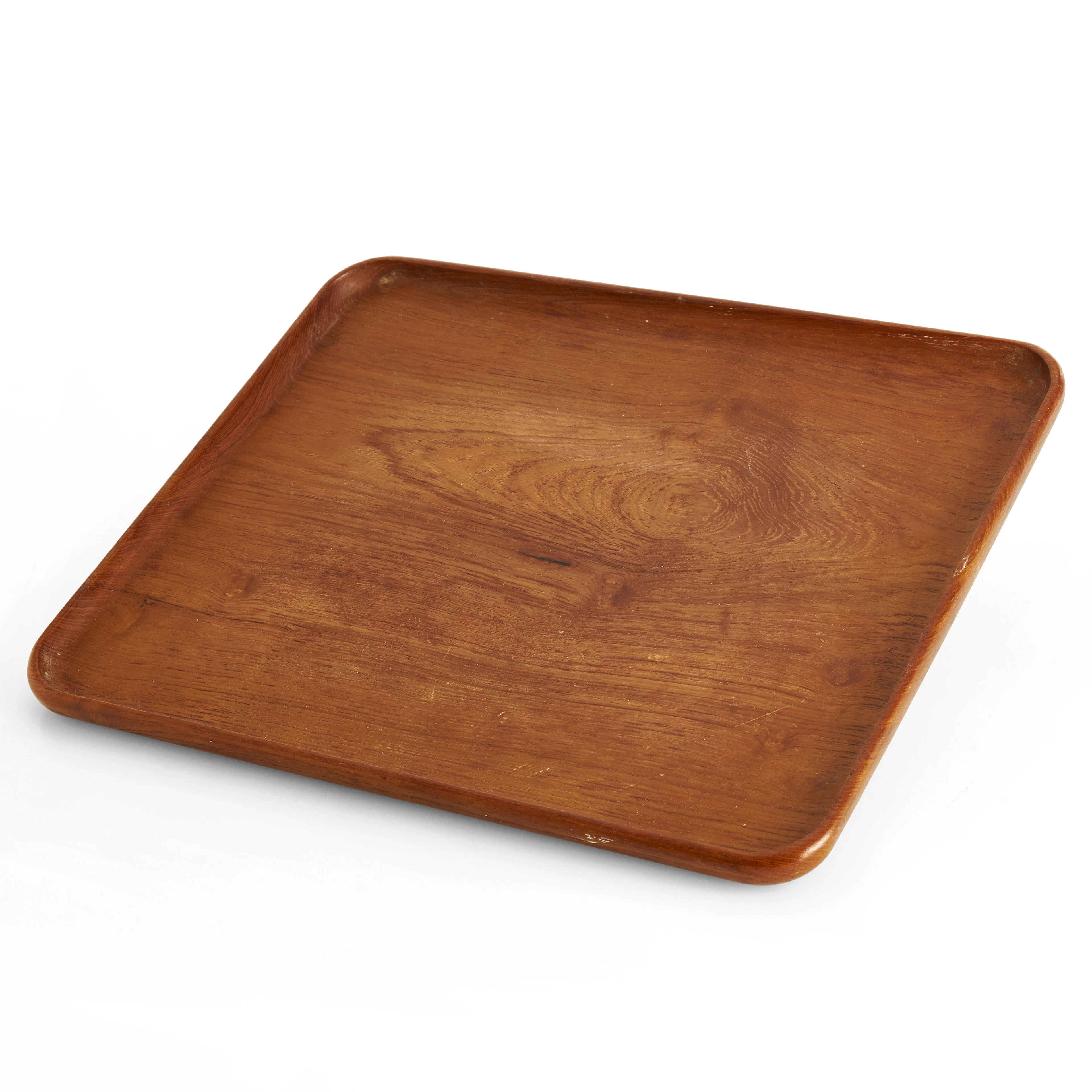 JOHNNY MATTSSON (SVERIGE, 1906–1970). Bricka, teak, Upsala Slöjd