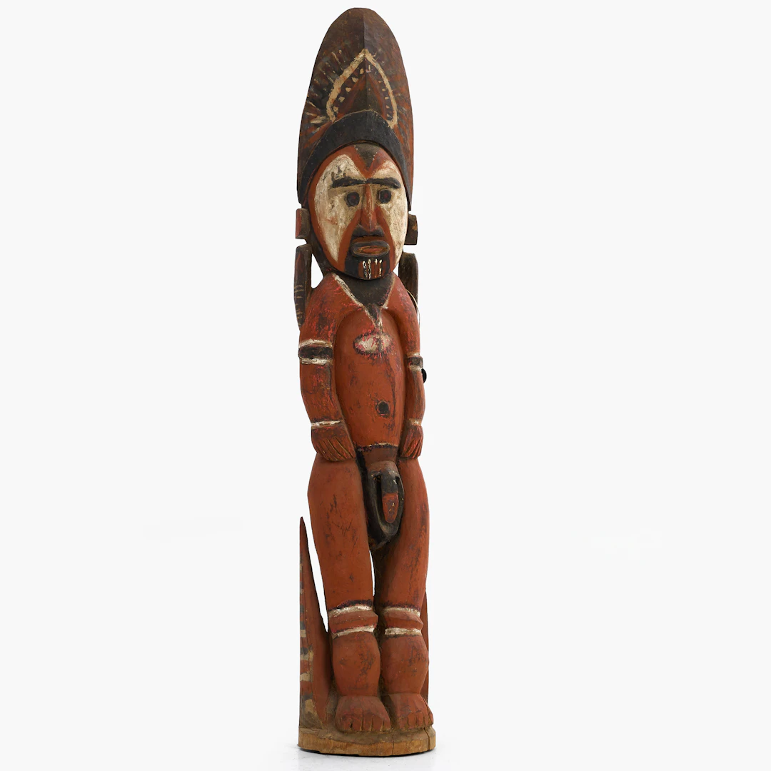 SKULPTUR, Abelam, östra Sepik, Papua Nya Guinea, 1900-talets senare del.