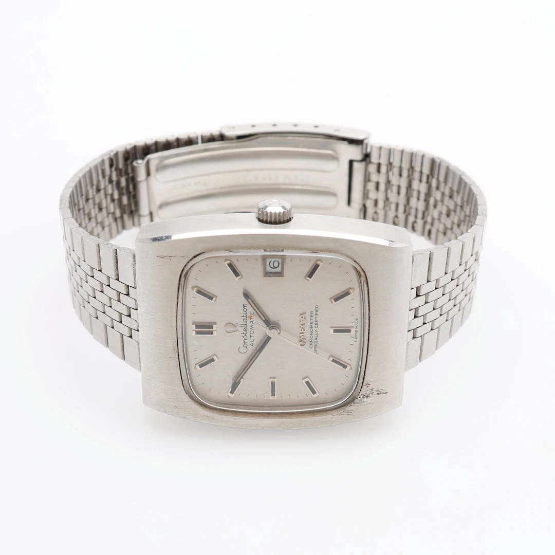 ARMBANDSUR, STÅL, OMEGA CONSTELLATION CHRONOMETER, AUTOMATISKT UPPDRAG.
