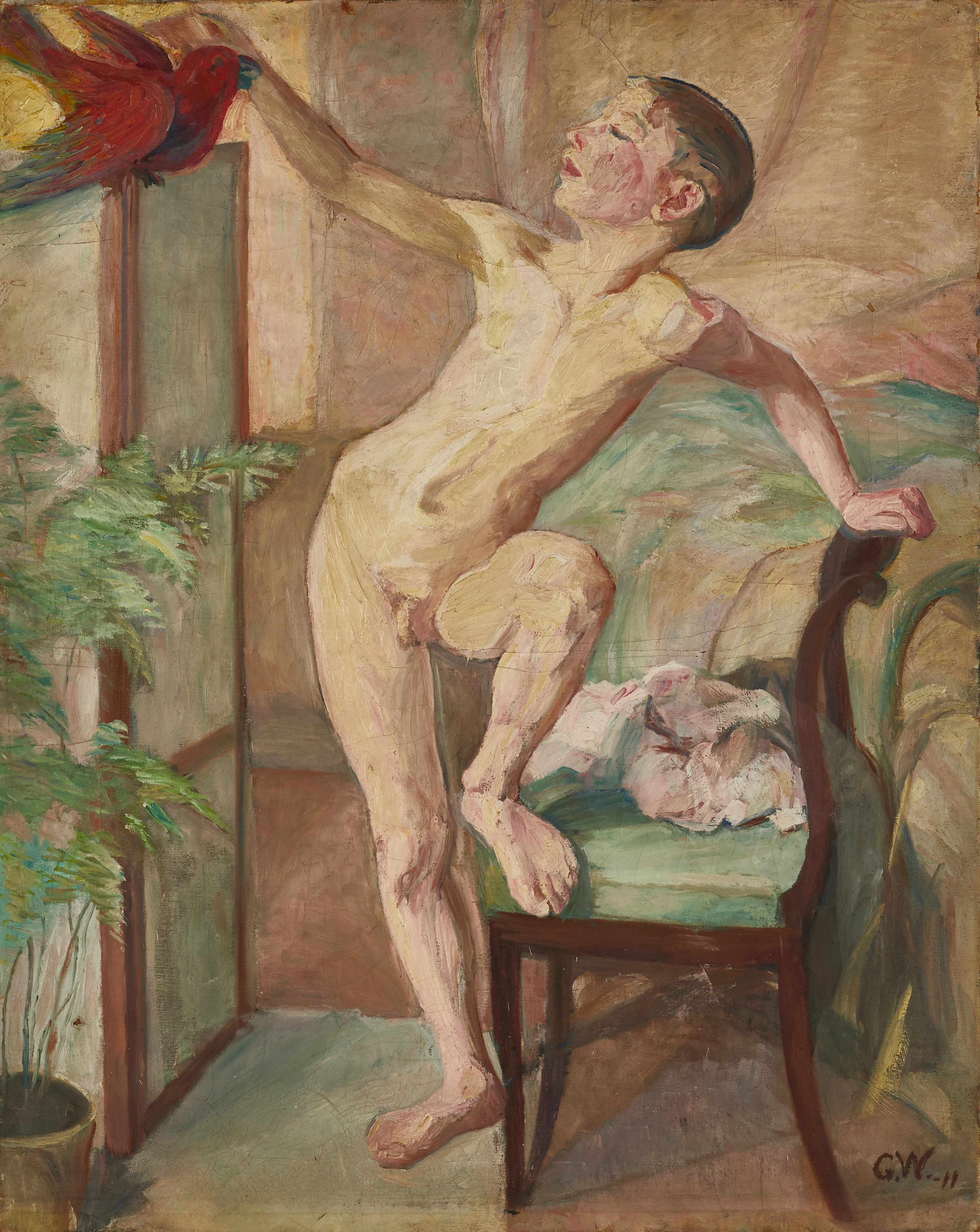GUSTAF WOLMAR (Sverige, Kristinehamn 1880-1971 Köpenhamn), Pojke med