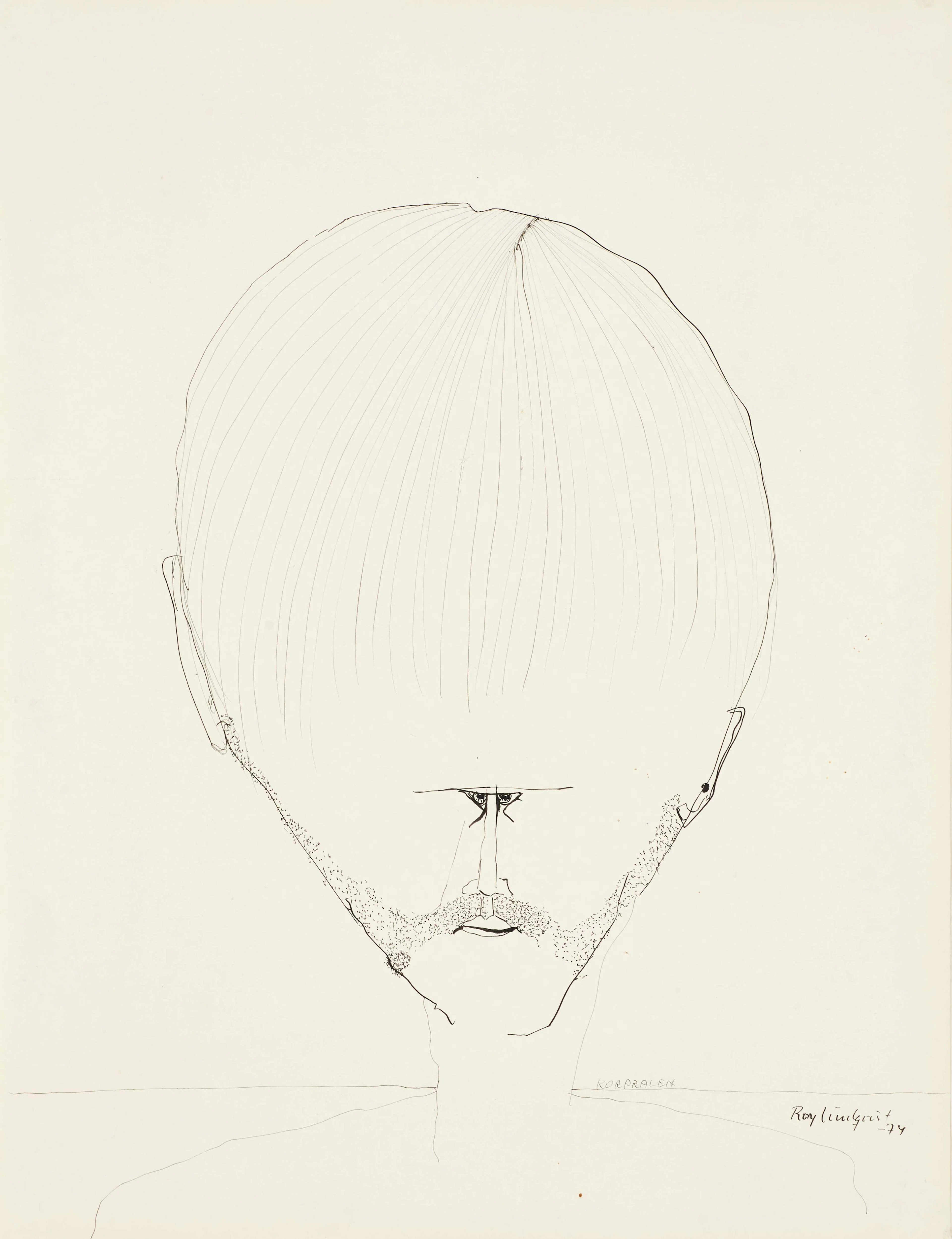 ROY LINDQVIST (1930-1987). 2 st, "Korpralen", "Beklagaren", signerad