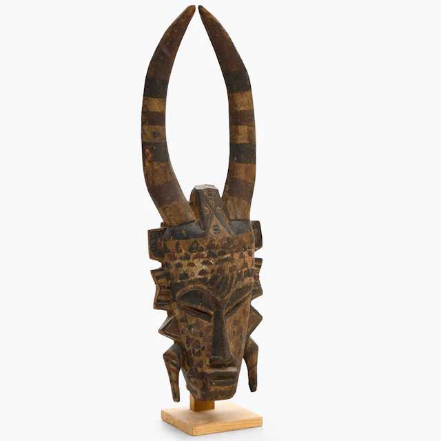 DANSMASK, Senufo, Mali, 1900-talets senare del.