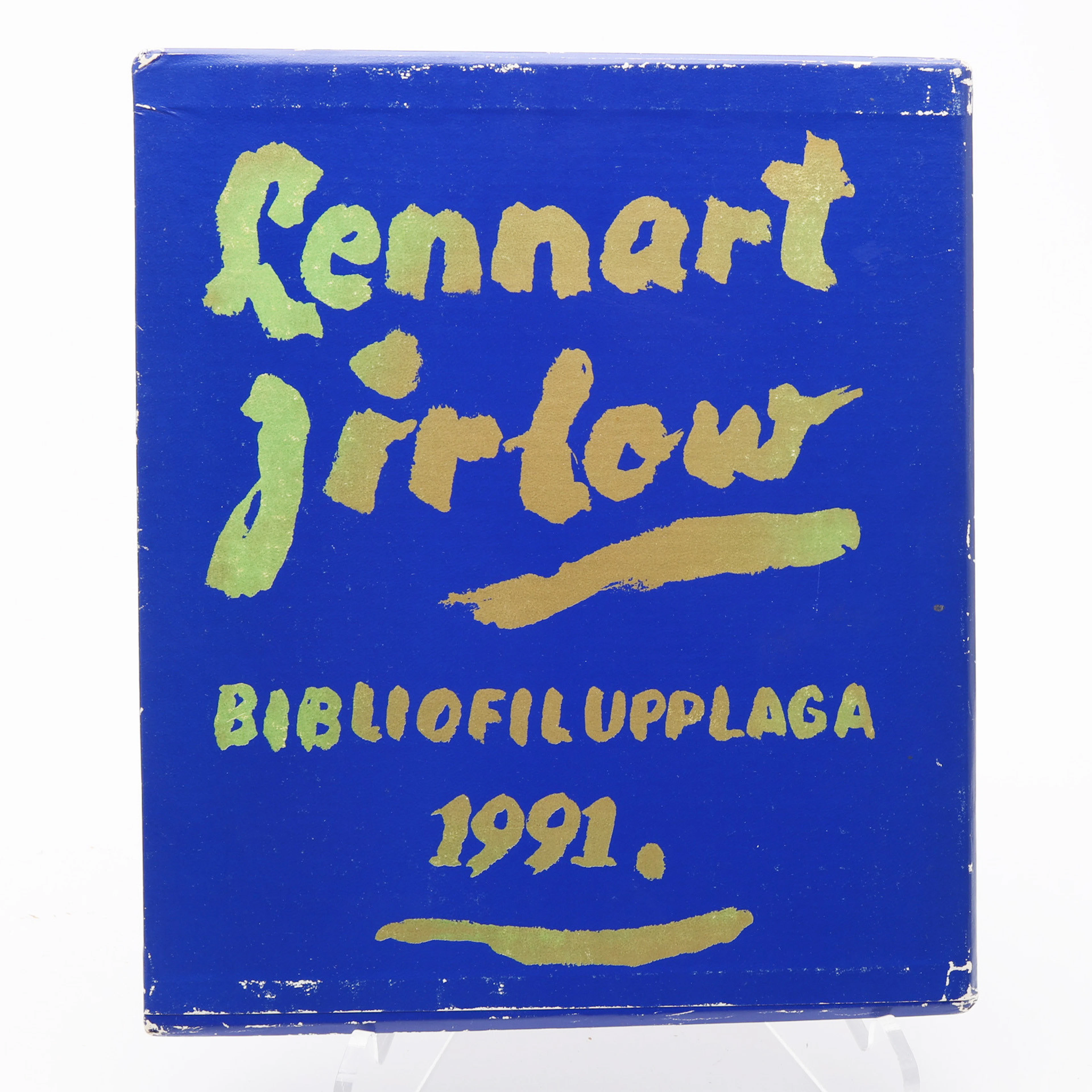 BIBLIOFILI. LENNART JIRLOW MÅLAREN - MOTIVEN MED NUMRERAD OCH SIGNERAD