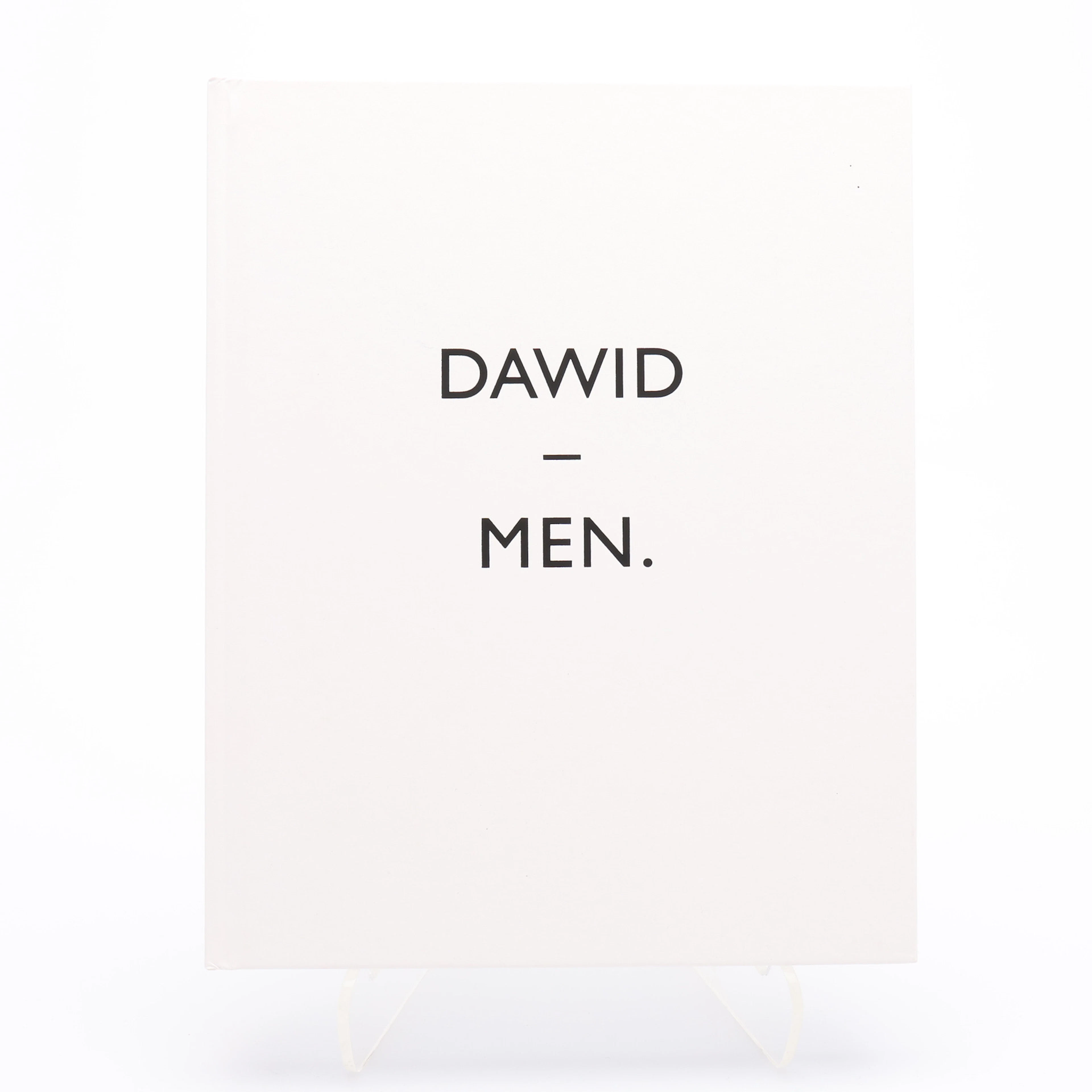 DAWIDS UTSTÄLLNINGSBOK "MEN.", 2017.