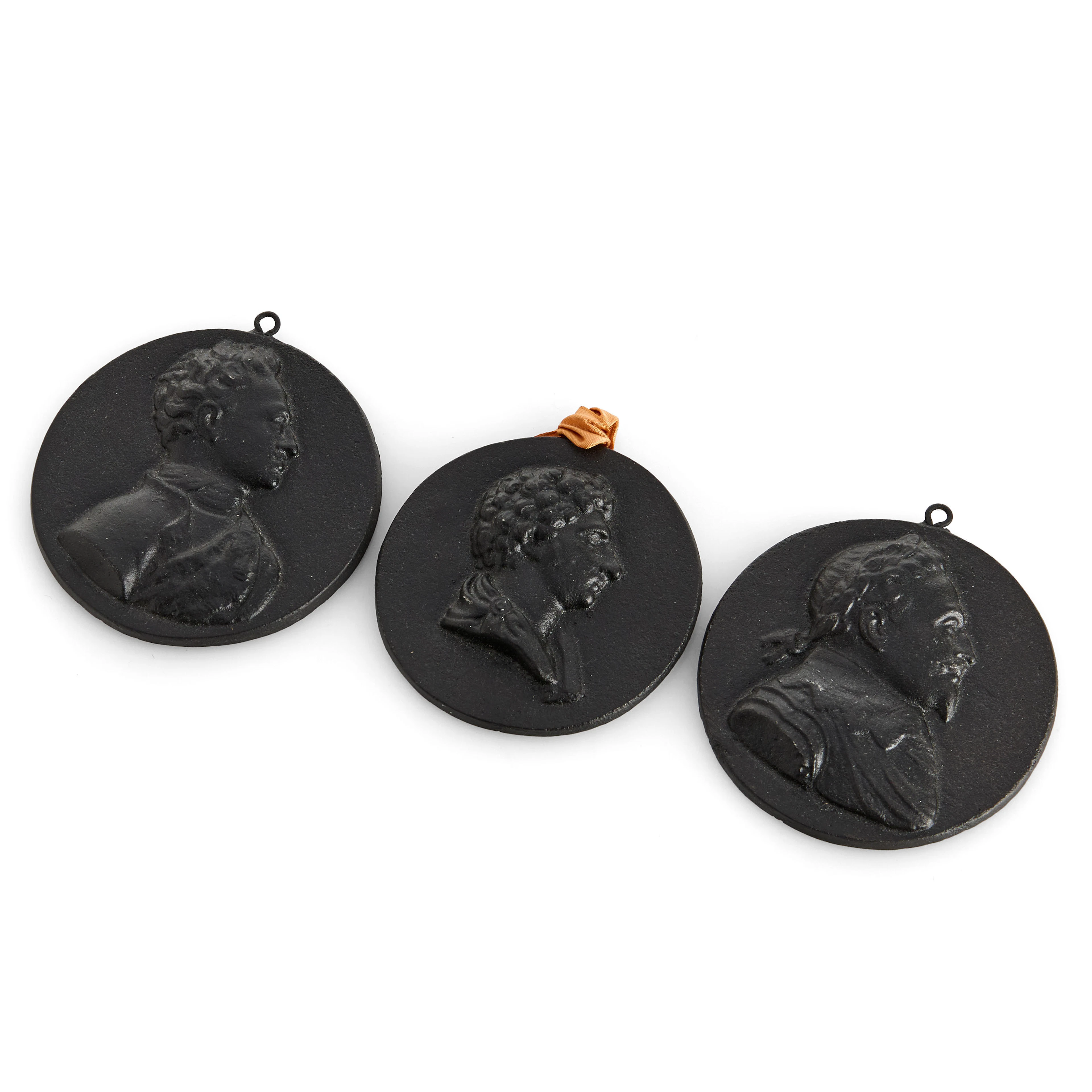 MEDALJER (3 st), Svenska konungar, (Gustav II Adolf, Karl XII och
