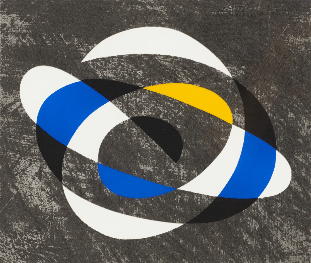 PIERRE OLOFSSON (1921-1996), Komposition, signerad och numrerad 101/300