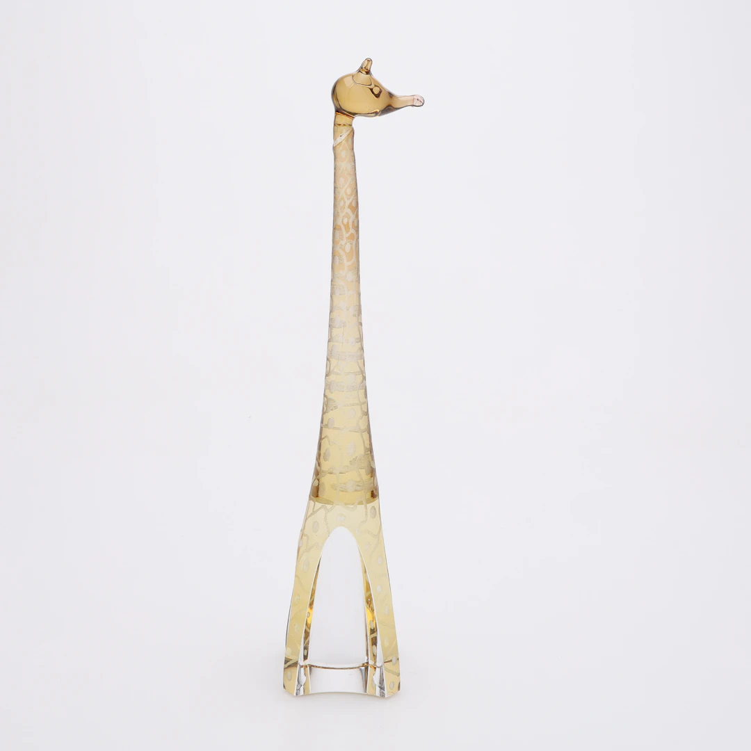 VICKE LINDSTRAND. SKULPTUR I FORM AV GIRAFF, KOSTA.