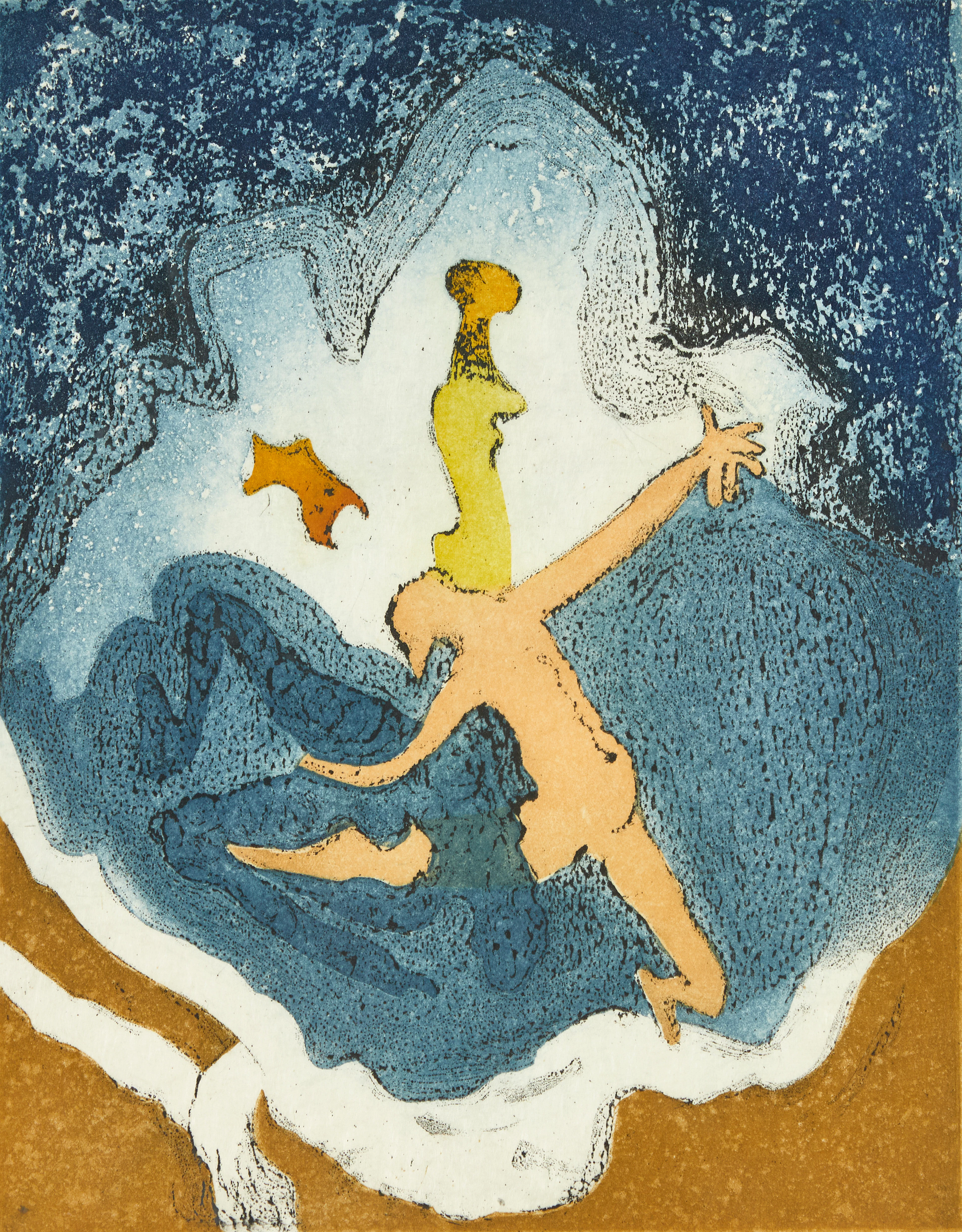 DOROTHEA TANNING (USA, 1910-2012), Figurkomposition, signerad, numrerad