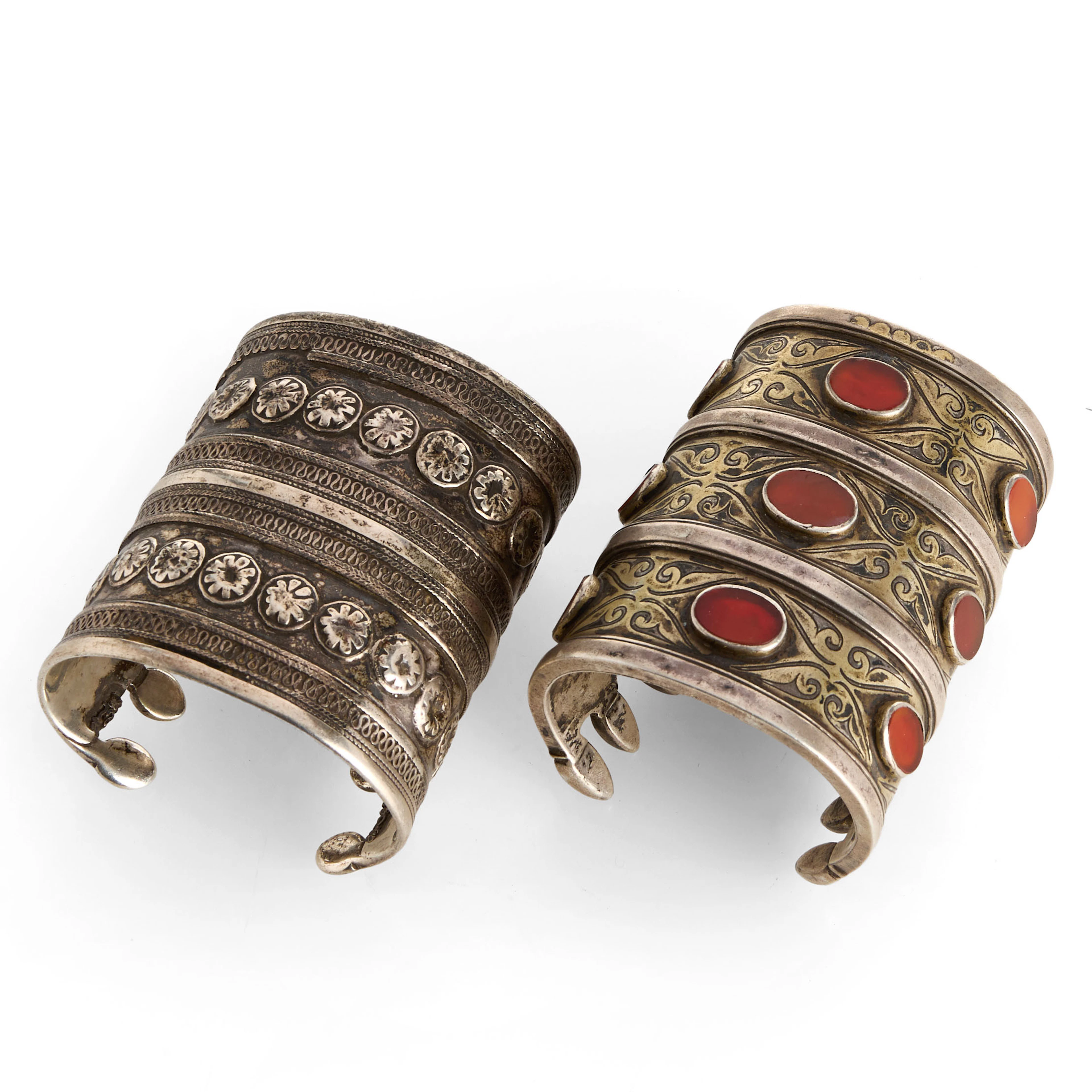 ARMBAND, silverhaltiga, Afghanistan, 1900-tal.
