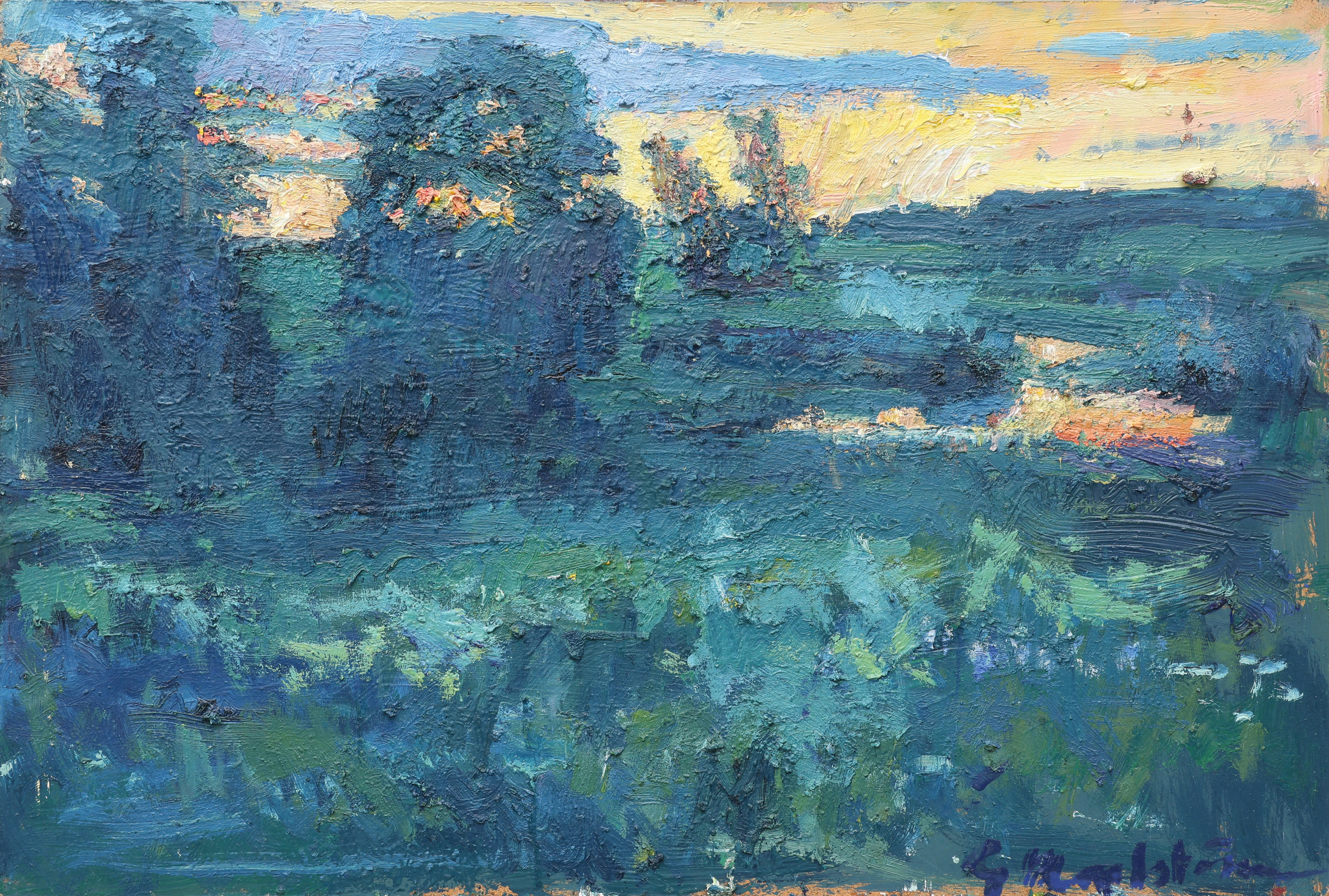 GERHARD NORDSTRÖM. SOLNEDGÅNG.