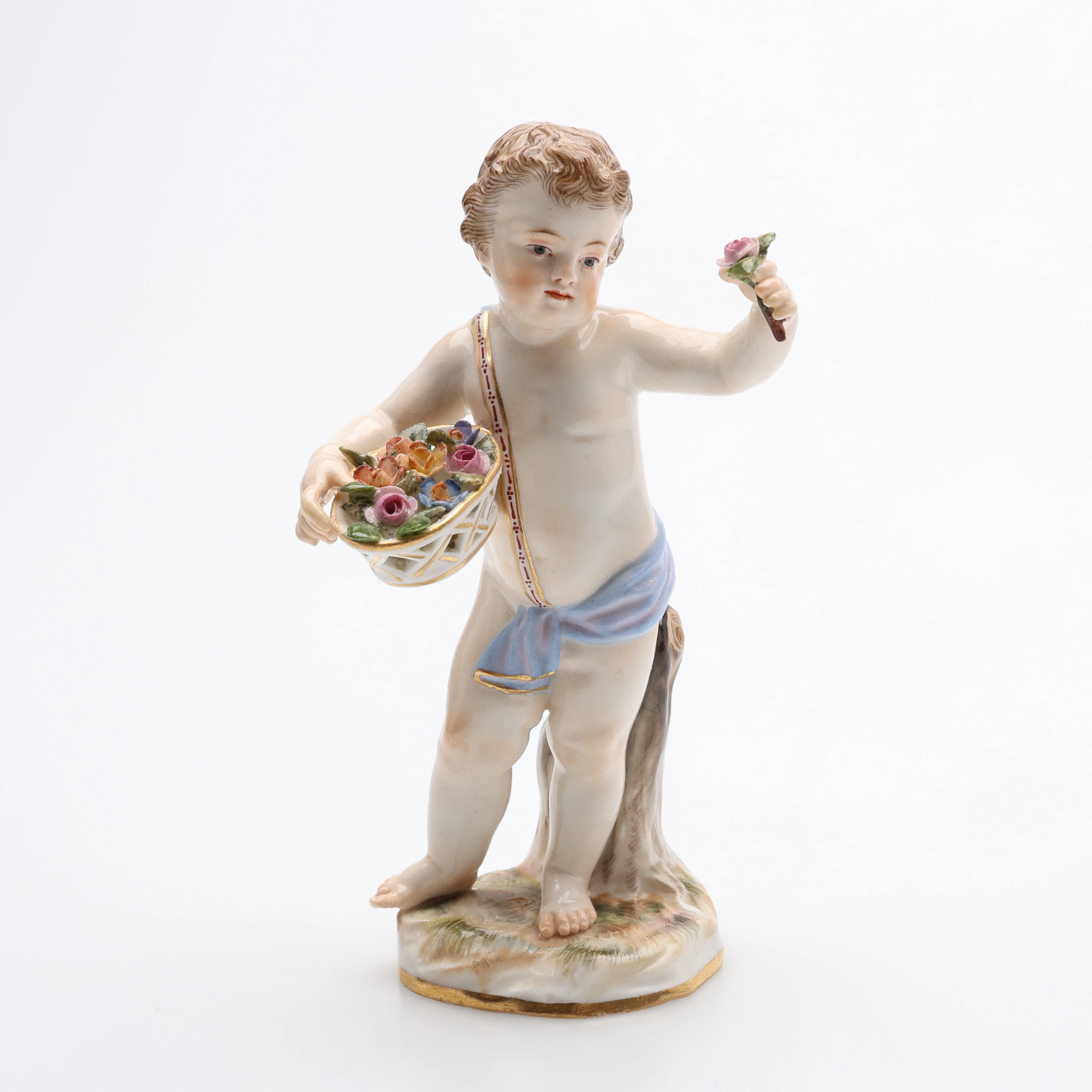 JOHANN JOACHIM KAENDLER. FIGURIN, PORSLIN, MODELL A64, VÅREN, UR ÅRSTIDERNA