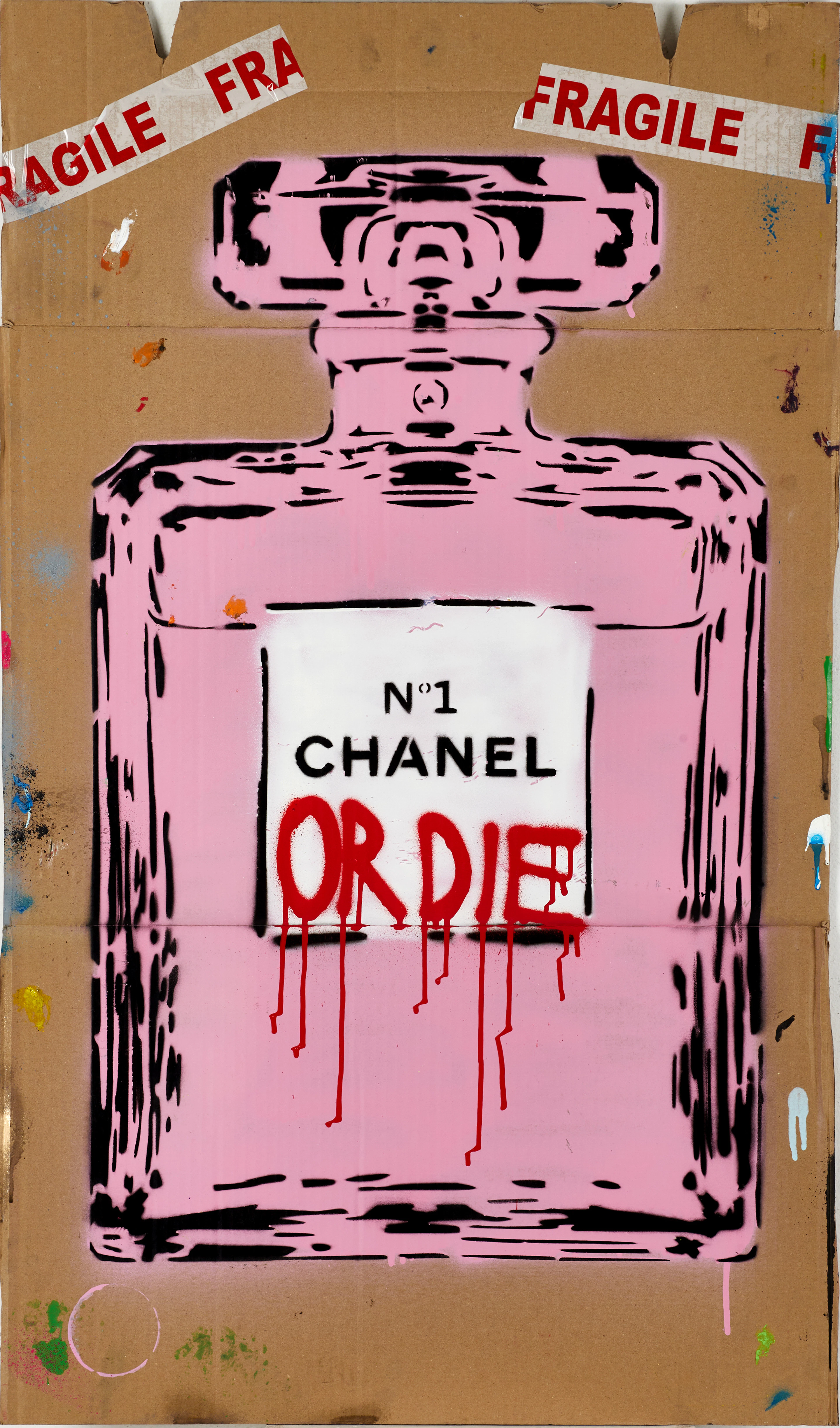 OLIW87 (Tobias Ekman, Sverige, född 1987), "CHANEL OR DIE", signerad