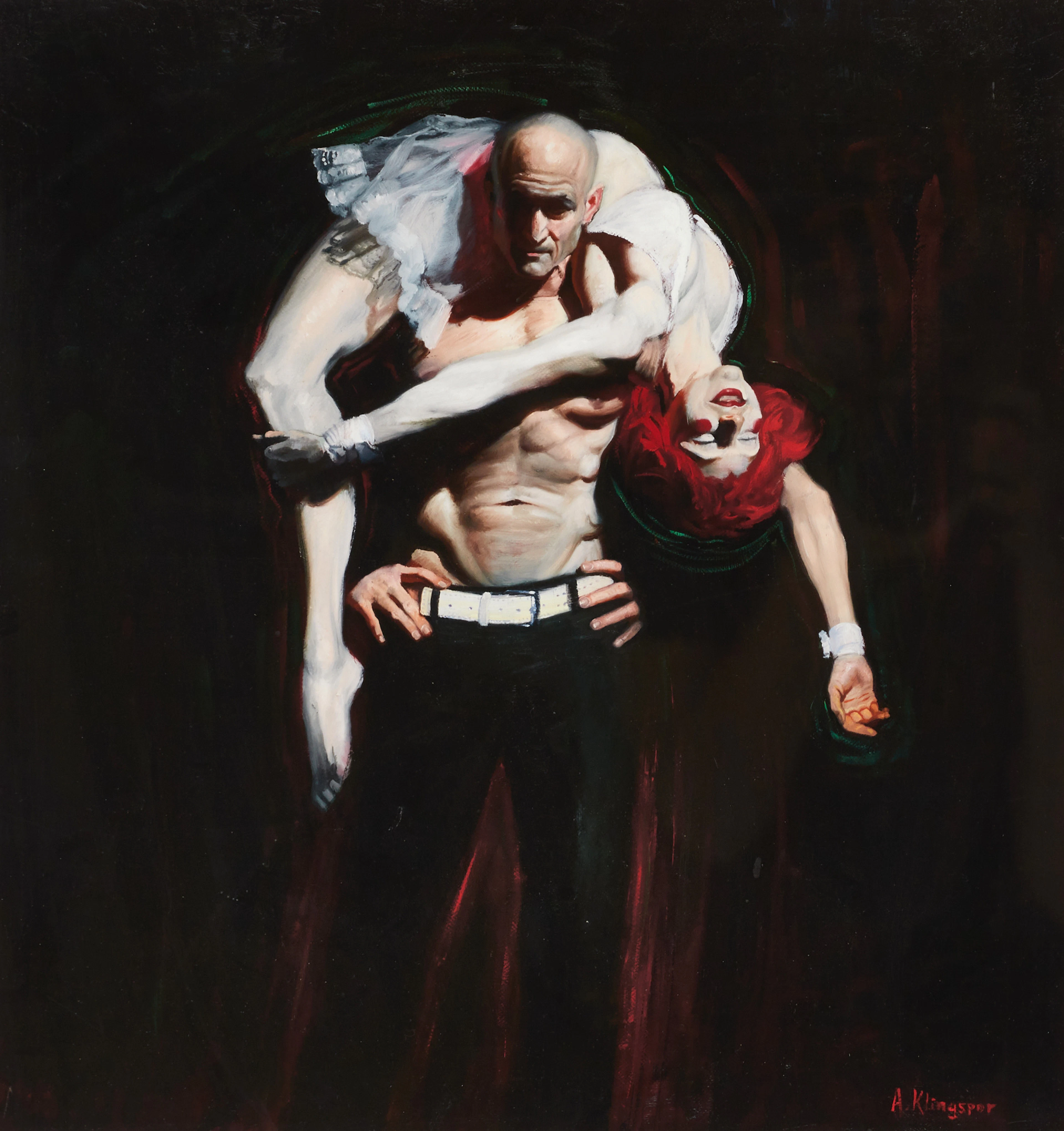 ALEXANDER KLINGSPOR (född 1977). "Return Of The Puppetmaster", signerad