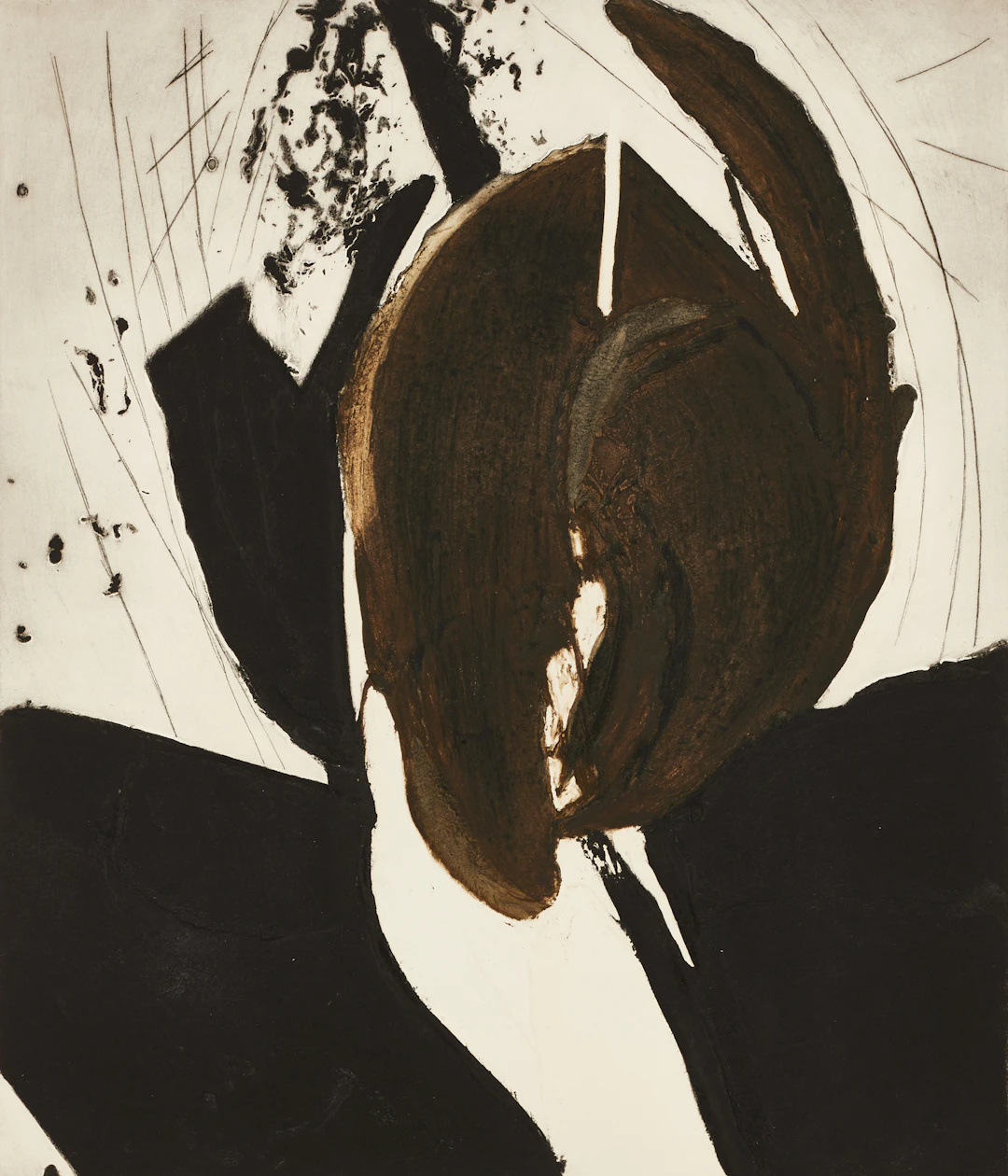JAN MEYER (1927-1995). "La Coupe", signerad och numrerad 30/99, carborundum.