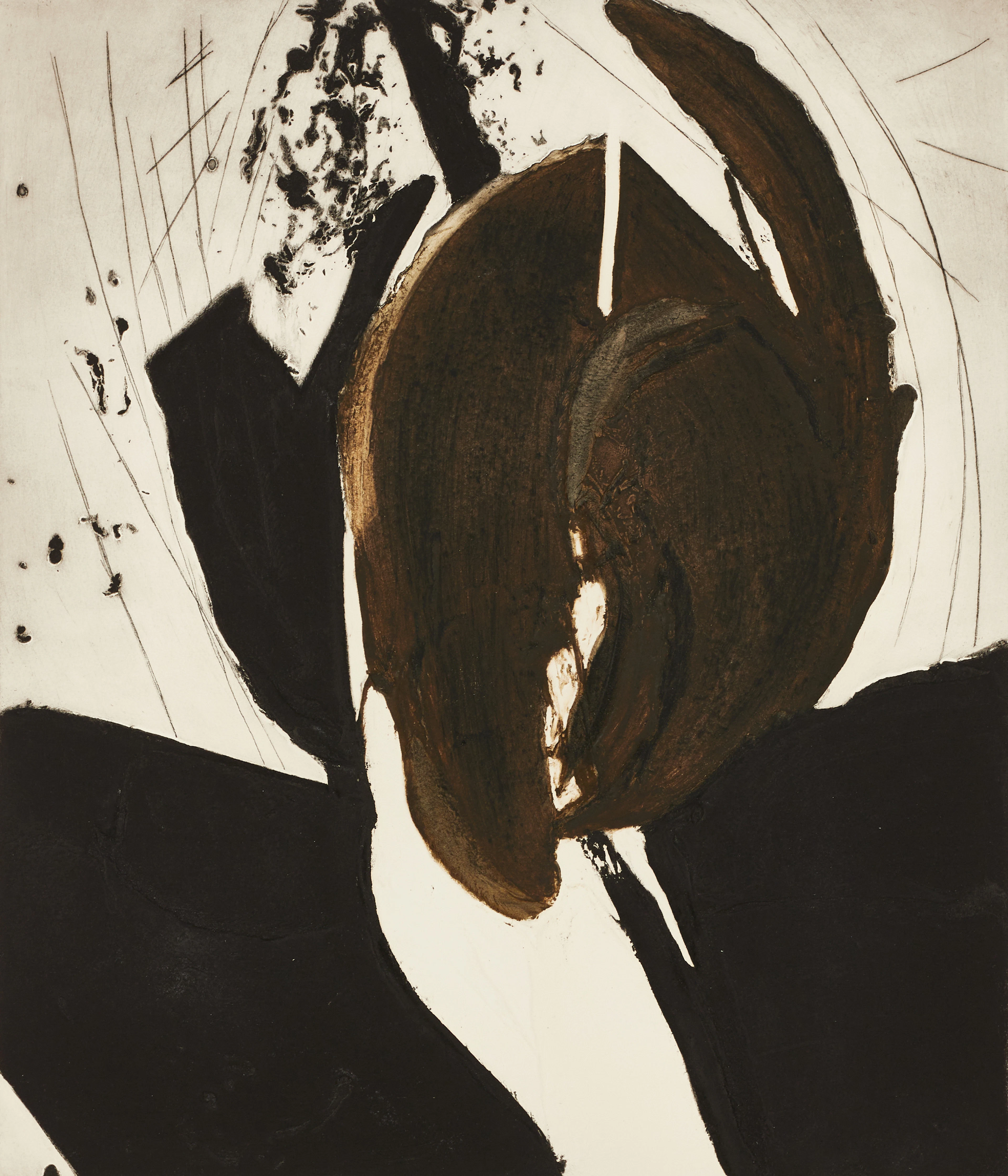 JAN MEYER (1927-1995). "La Coupe", signerad och numrerad 30/99, carborundum.