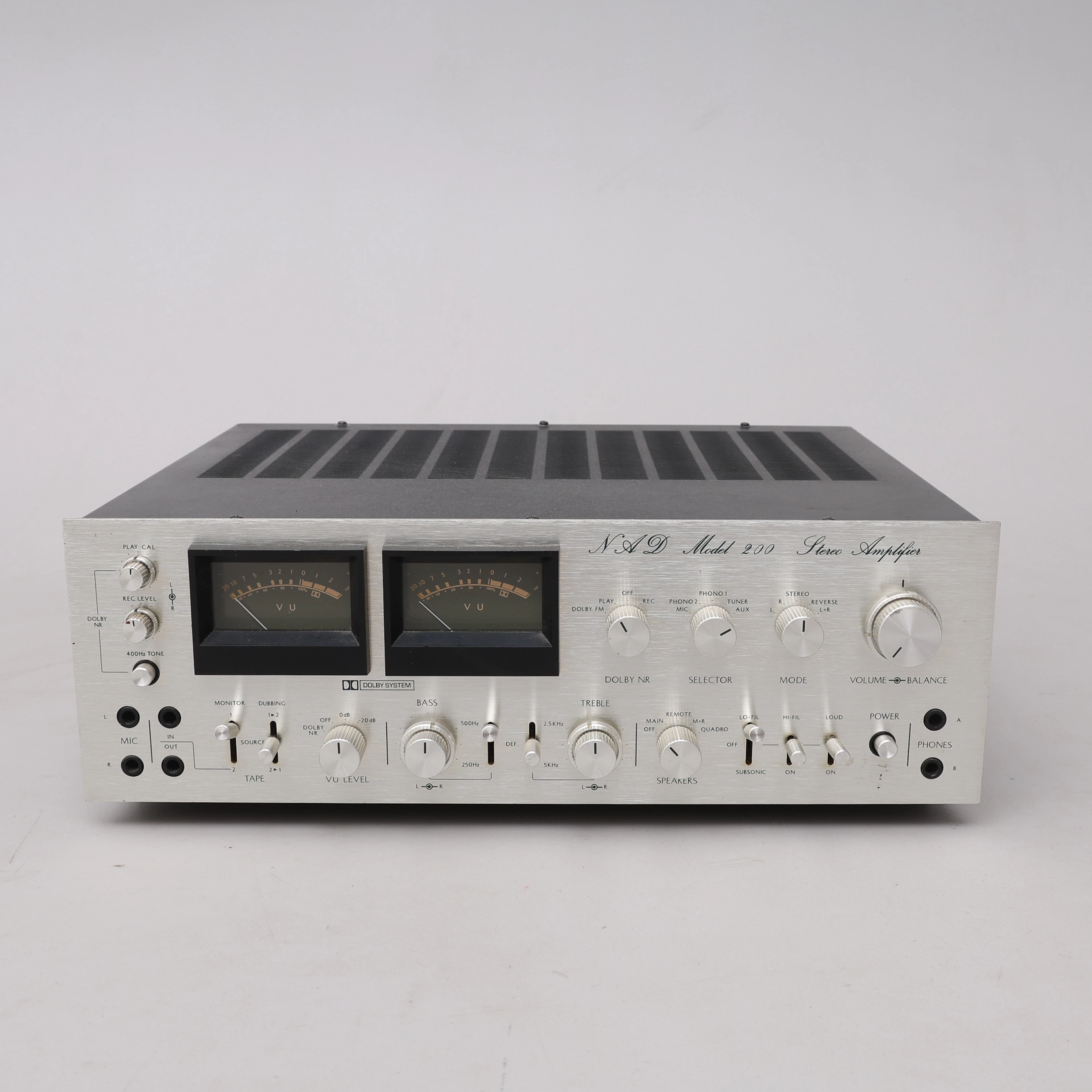 STEREOFÖRSTÄRKARE, NAD, "200", 1975.