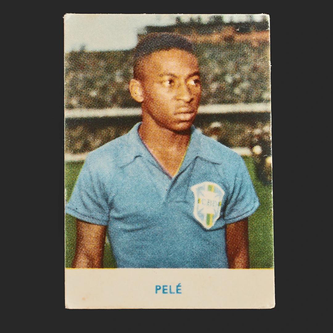 PELÉ, ALFABILDER VM 1958. Brasilien, med bland annat PELÉ, totalt 5 st bilder.